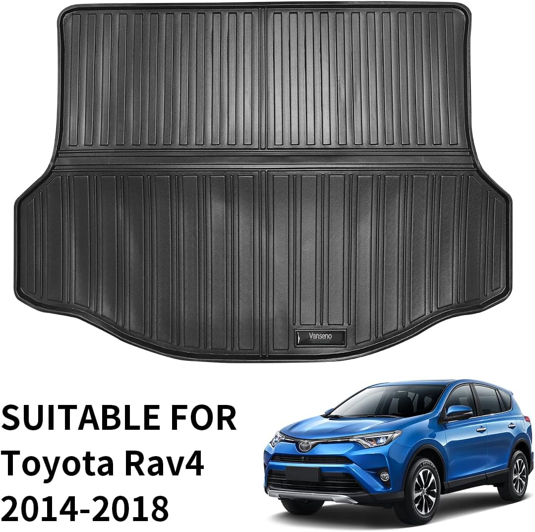 Alfombrillas de carga para Toyota Rav4 2013-2018 para Toyota Rav4 2013, 2014, 2015, 2016, 2017, 2018, accesorios (sin modelos eléctricos EV), color