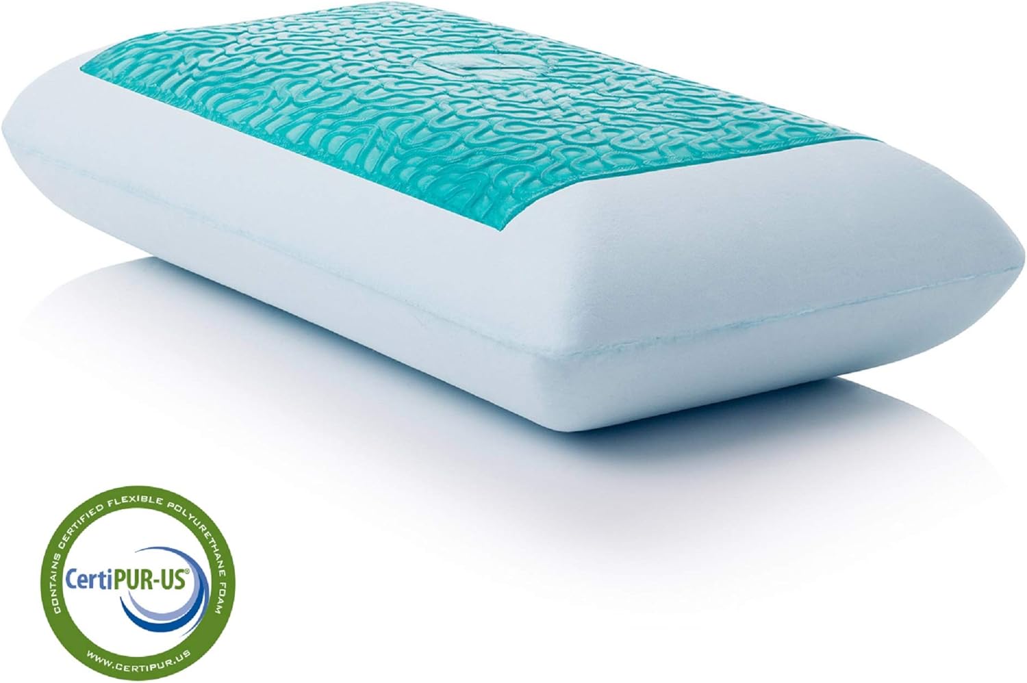 Z Gel almohada de espuma viscoelástica con funda de terciopelo extraíble, Memory Foam, Mid Loft, King