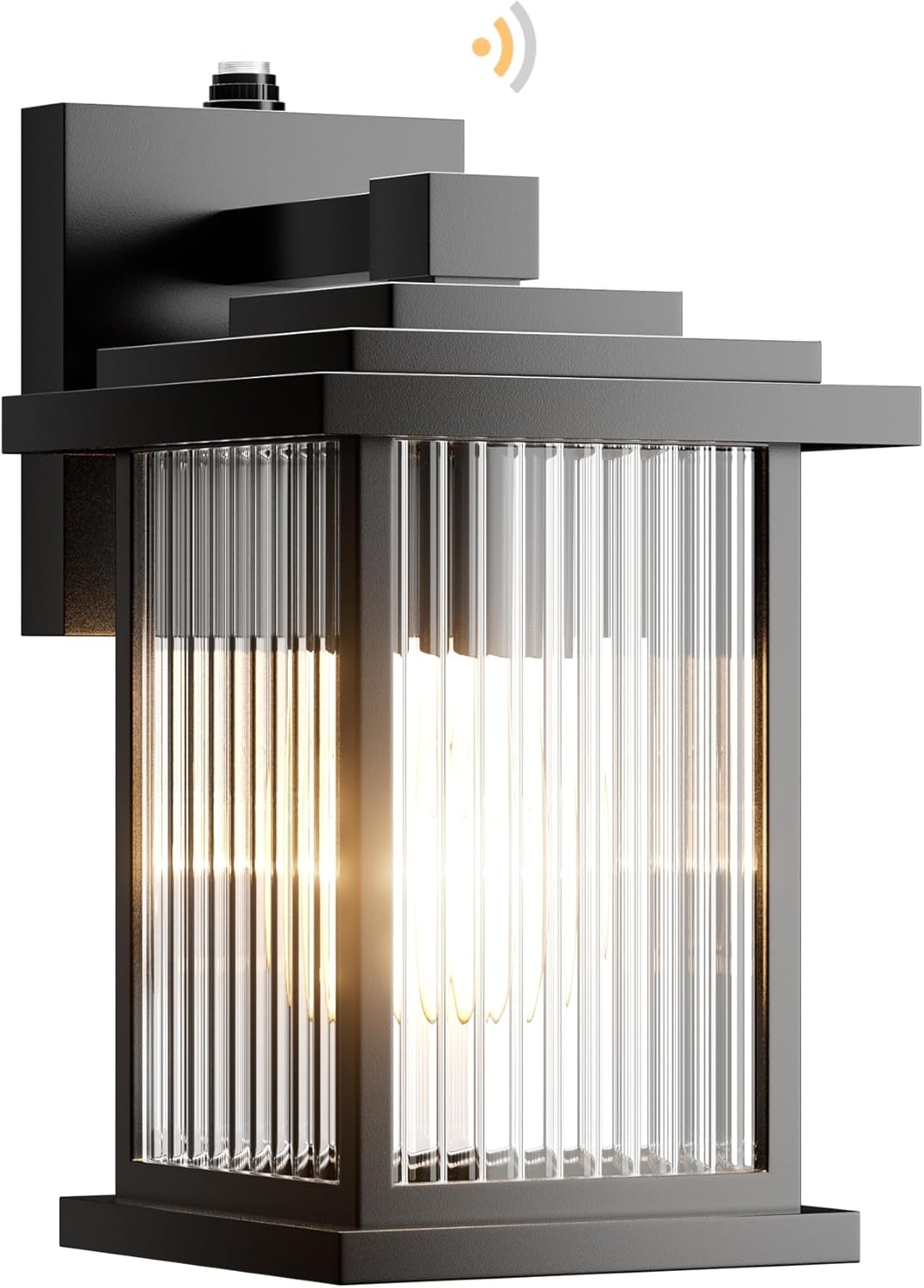 Luces de exterior del anochecer al amanecer, luces de porche impermeables al aire libre, lámpara de exterior 100% aluminio a prueba de óxido, luces