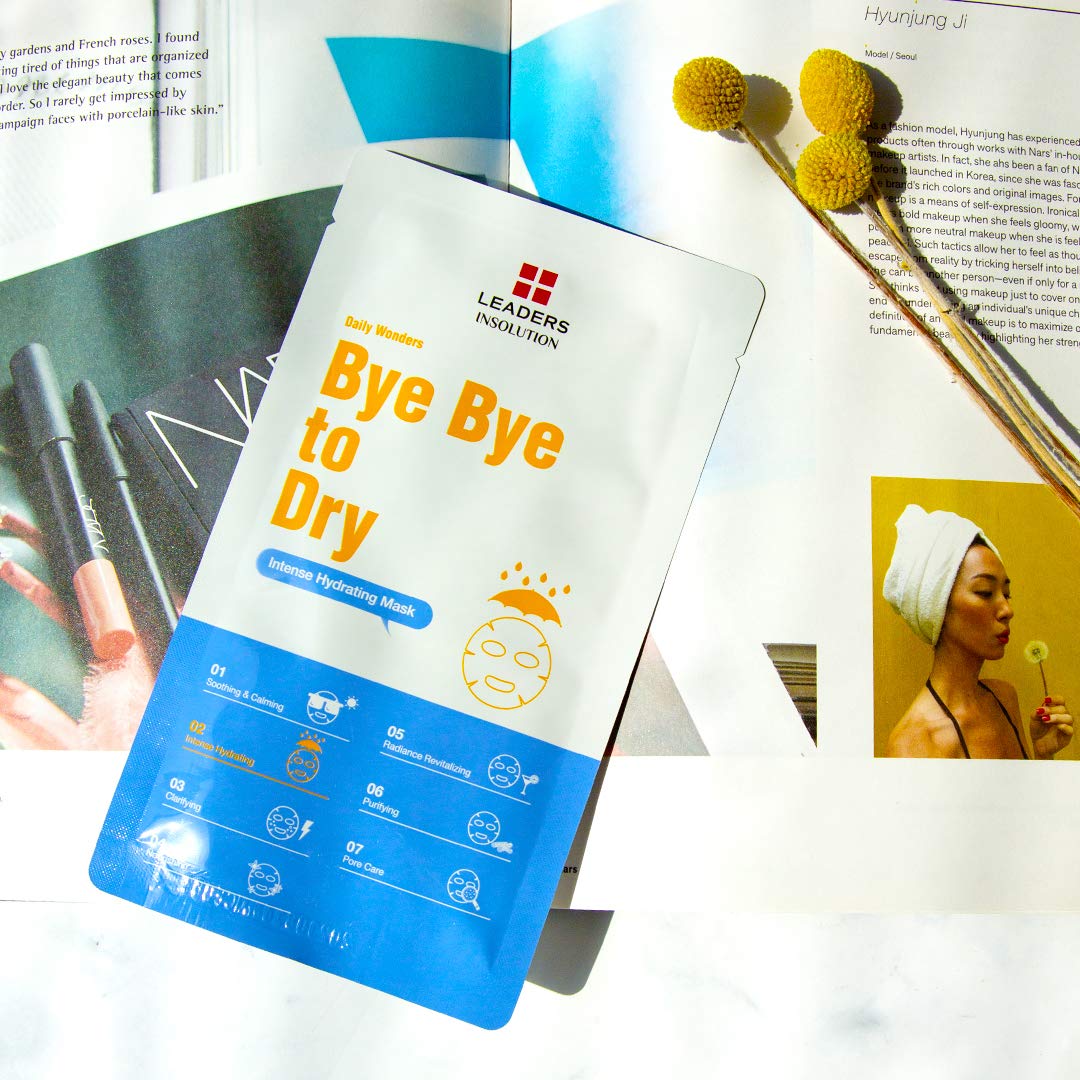 Leaders Insolution Daily Wonders Bye To Dry Hidratante Mascarilla Hoja 10 unidades