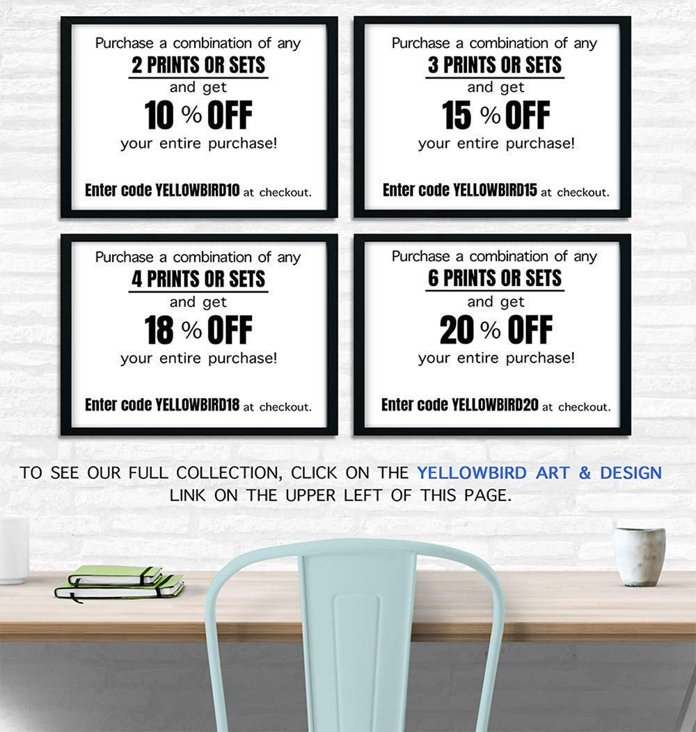 Rawr Means I love You in Dinosaur – Nursery Decor Dinosaur Love Typography Wall Art Print Poster – Unique Home Decoration for Boys or Kids Room,