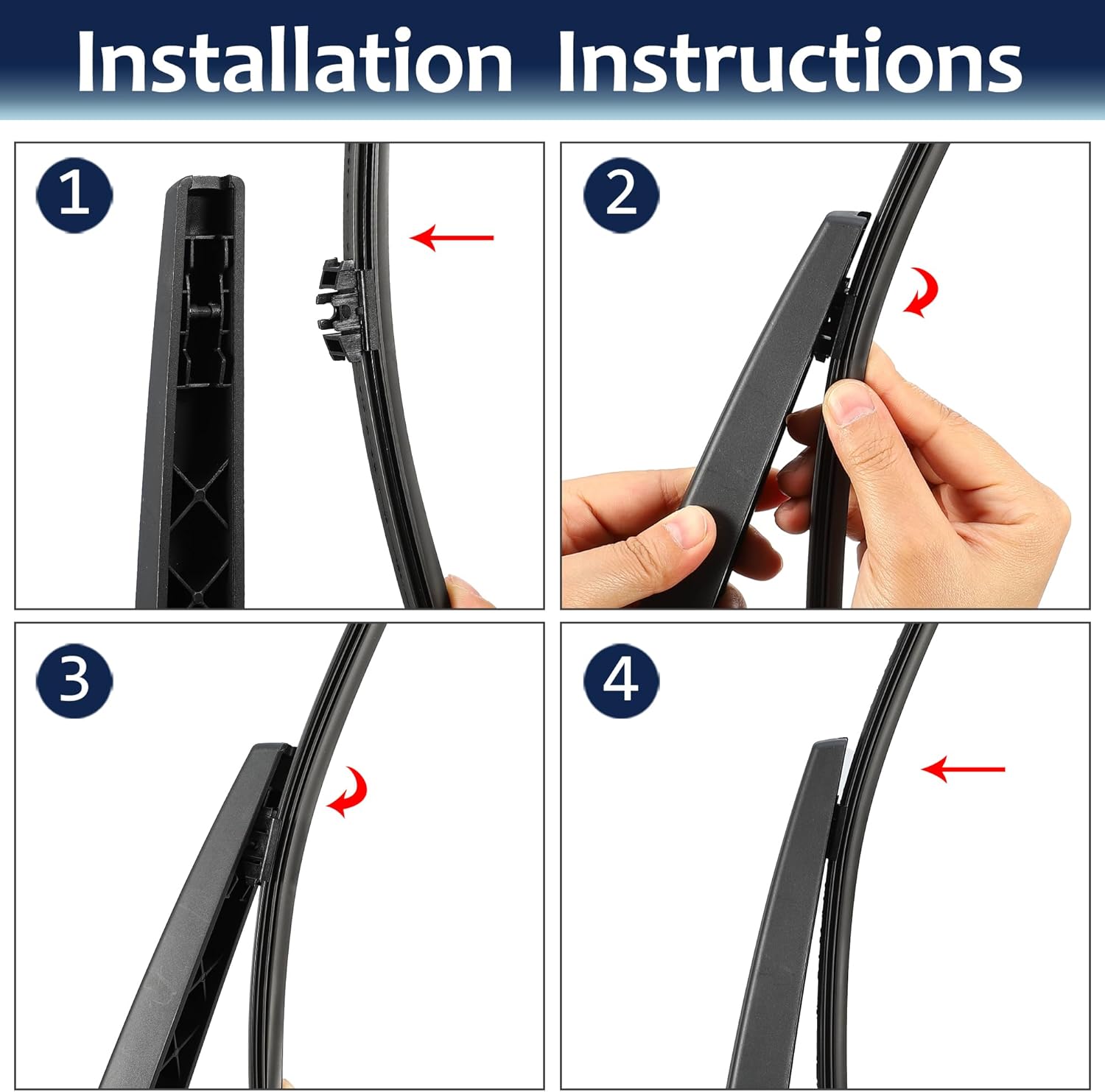 X AUTOHAUX Juego de brazo de limpiaparabrisas trasero para BMW X5 E70 2006 2007 2008 2009 2010 2012 2013
