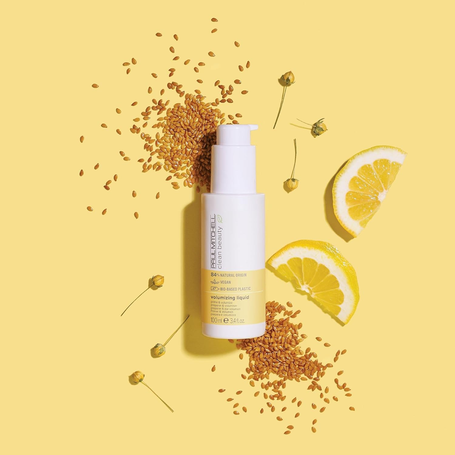 Paul Mitchell Clean Beauty – Líquido voluminizador, para todo tipo de cabello, especialmente para cabello fino, 3.4 onzas líquidas