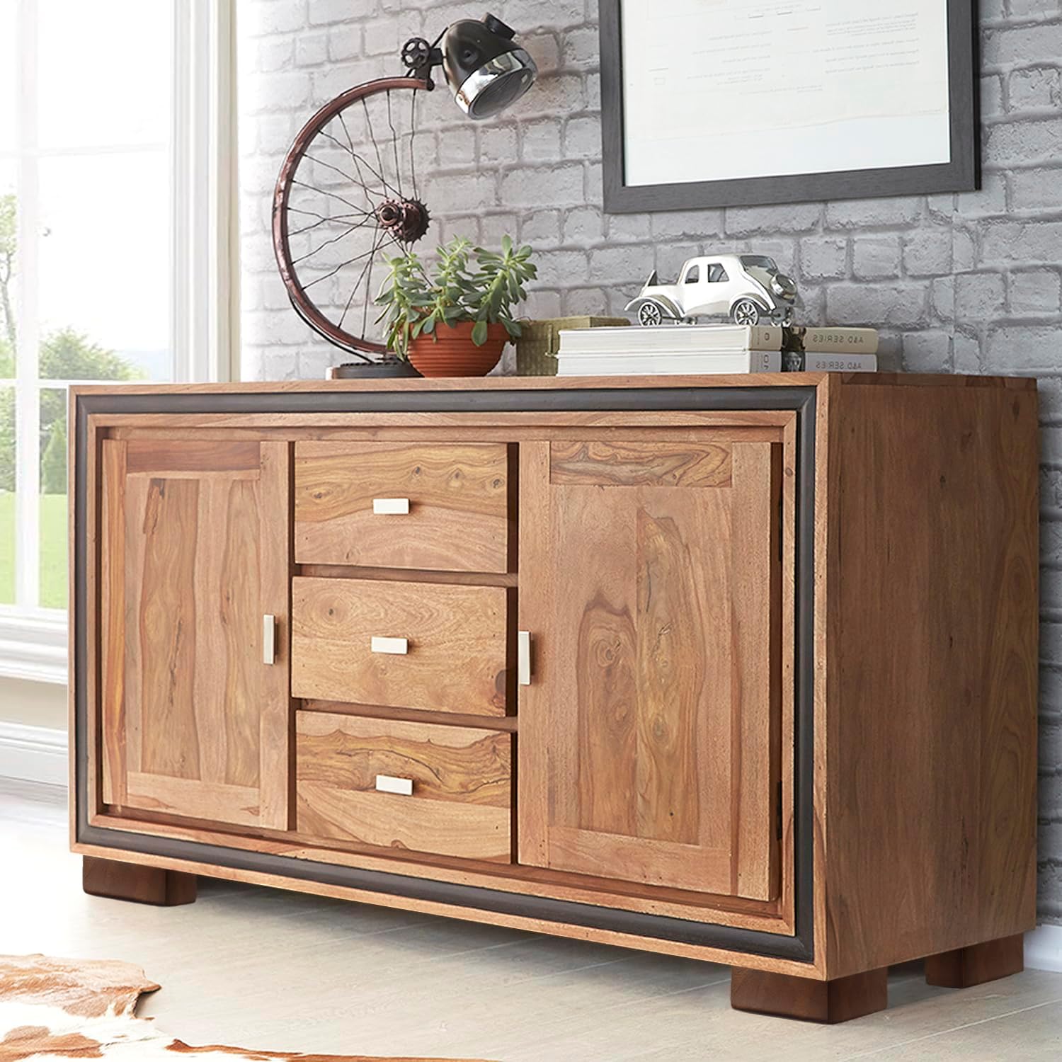AORYVIC Elevadores de madera para sofá de cama para muebles, patas de sofá en forma de L, juego de 4 (3 pulgadas)
