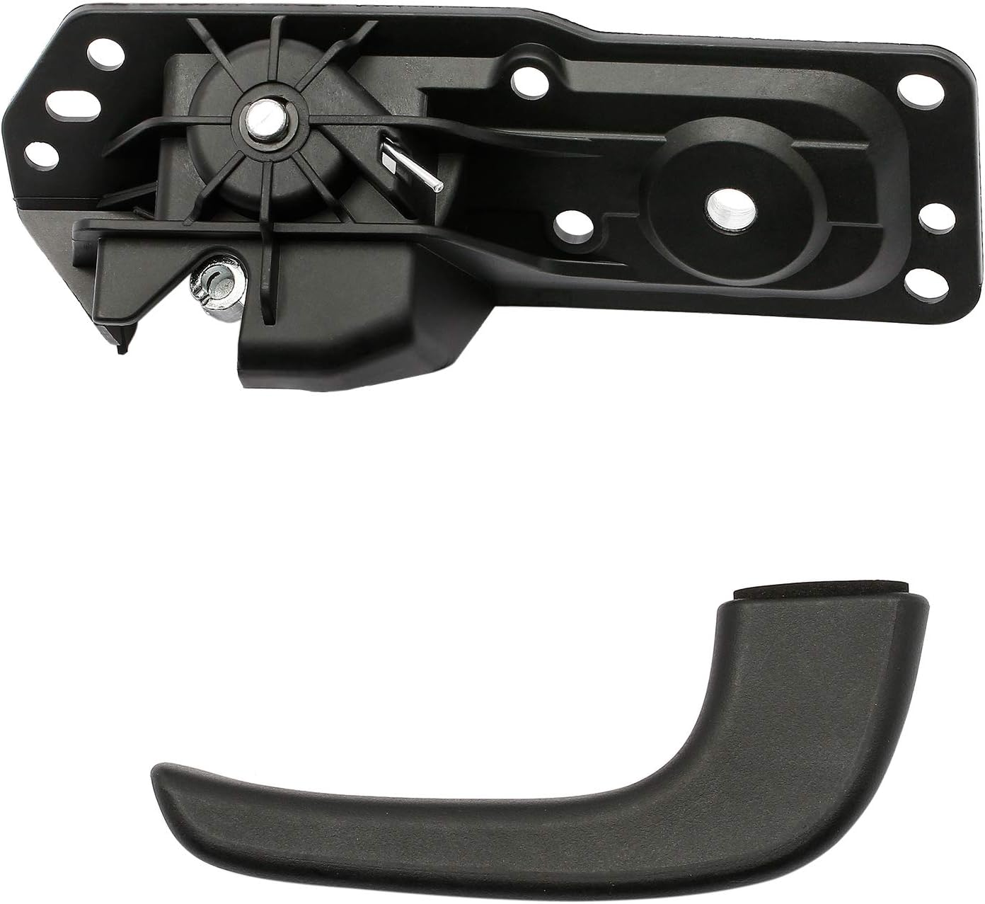 ATRACYPART Kit de manija de puerta interior delantera trasera derecha lado del pasajero  para Chevy Silverado Tahoe Suburban Avalanche 2007-2014,