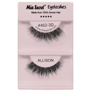 Mia Secret Pestañas naturales  Extensión de pestañas reutilizables  Extremos cónicos aspecto Dolly Eye  Ligero y cómodo  Paquete de 4 (ALLISON) Mia Secret Pestañas naturales  Extensión de pestañas reutilizables  Extremos cónicos aspecto Dolly Eye  Ligero y cómodo  Paquete de 4 (ALLISON)