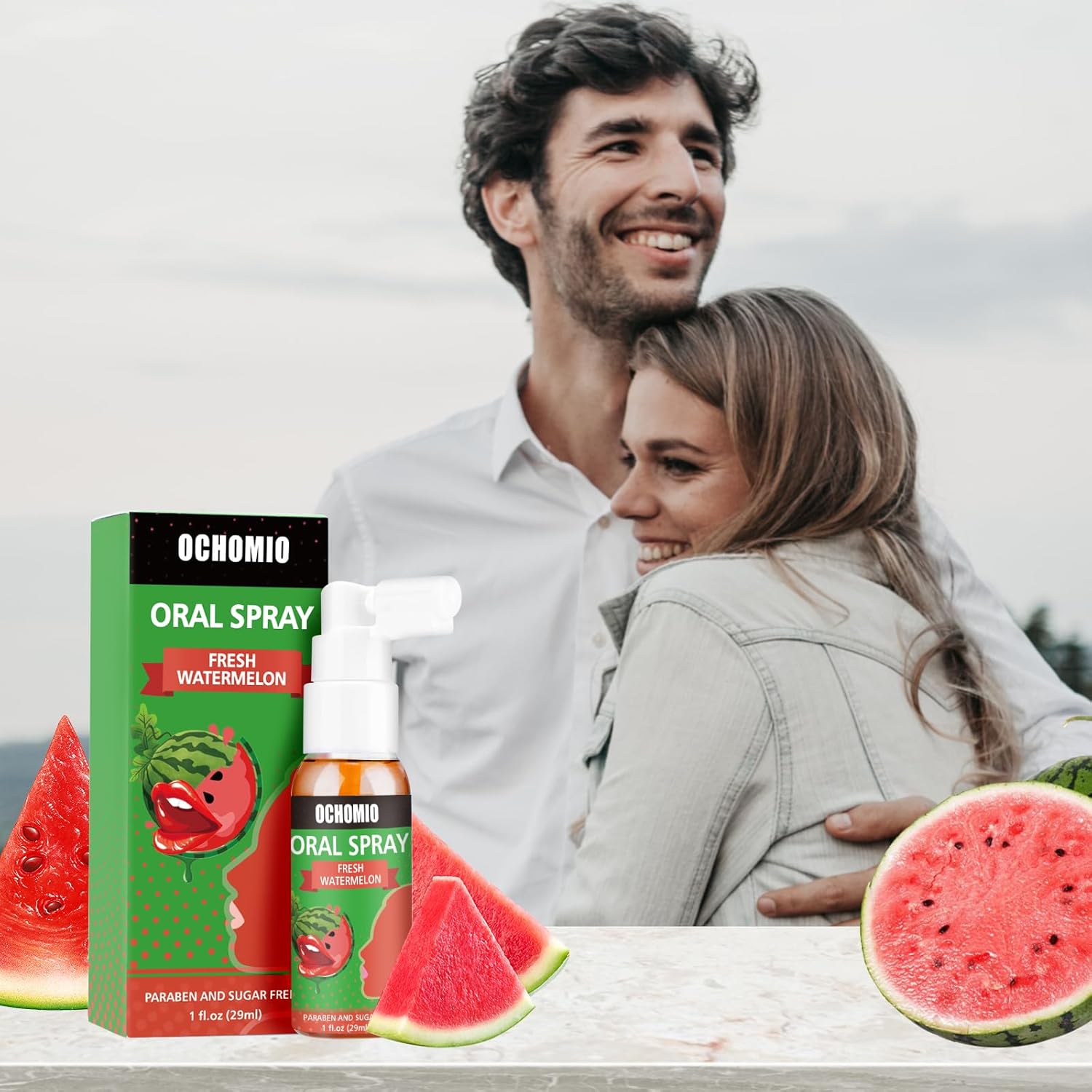 Spray de garganta profunda con sabor a sandía para garganta profunda para mujeres y hombres