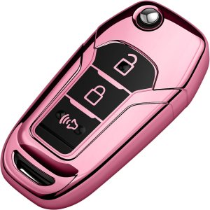 Tukellen Funda para llavero Ford de TPU suave, protección completa, compatible con Ford F150 F250 F350 F450 F550 Explorer Ranger Escape Key Shell Tukellen Funda para llavero Ford de TPU suave, protección completa, compatible con Ford F150 F250 F350 F450 F550 Explorer Ranger Escape Key Shell