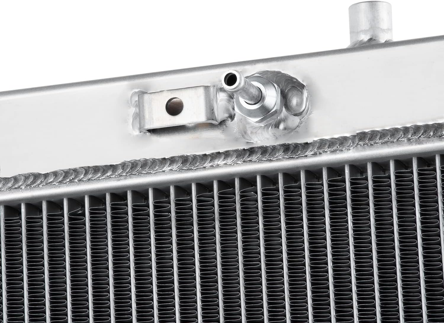 Rubivel Radiador de aluminio de 2 filas compatible con Mercedes-Benz 300SDL 350SD 350SDL 3.0L 3.0L 3.4L L6, radiador de refrigeración, todo el