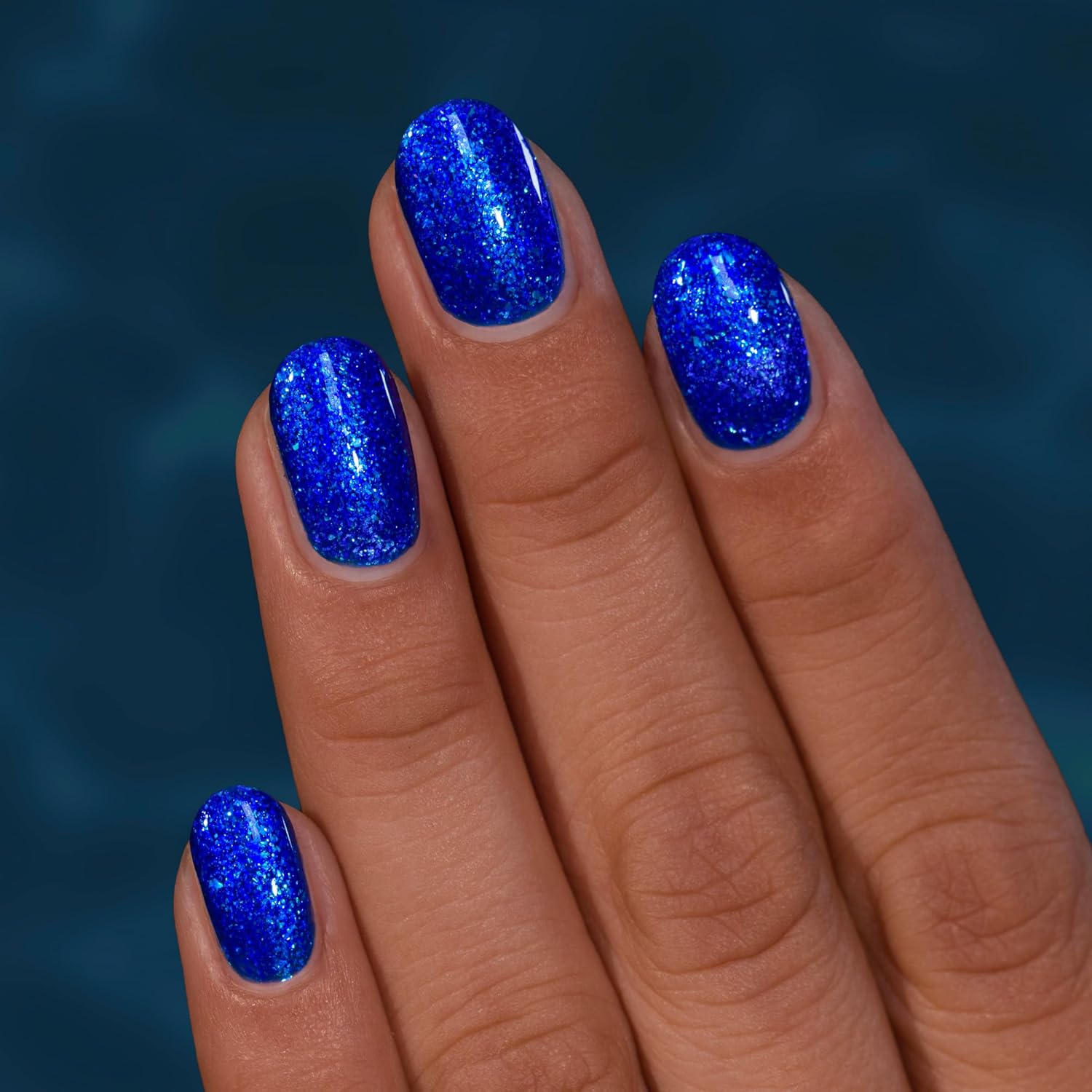 ILNP Sea Glass – Esmalte de uñas brillante azul cobalto profundo