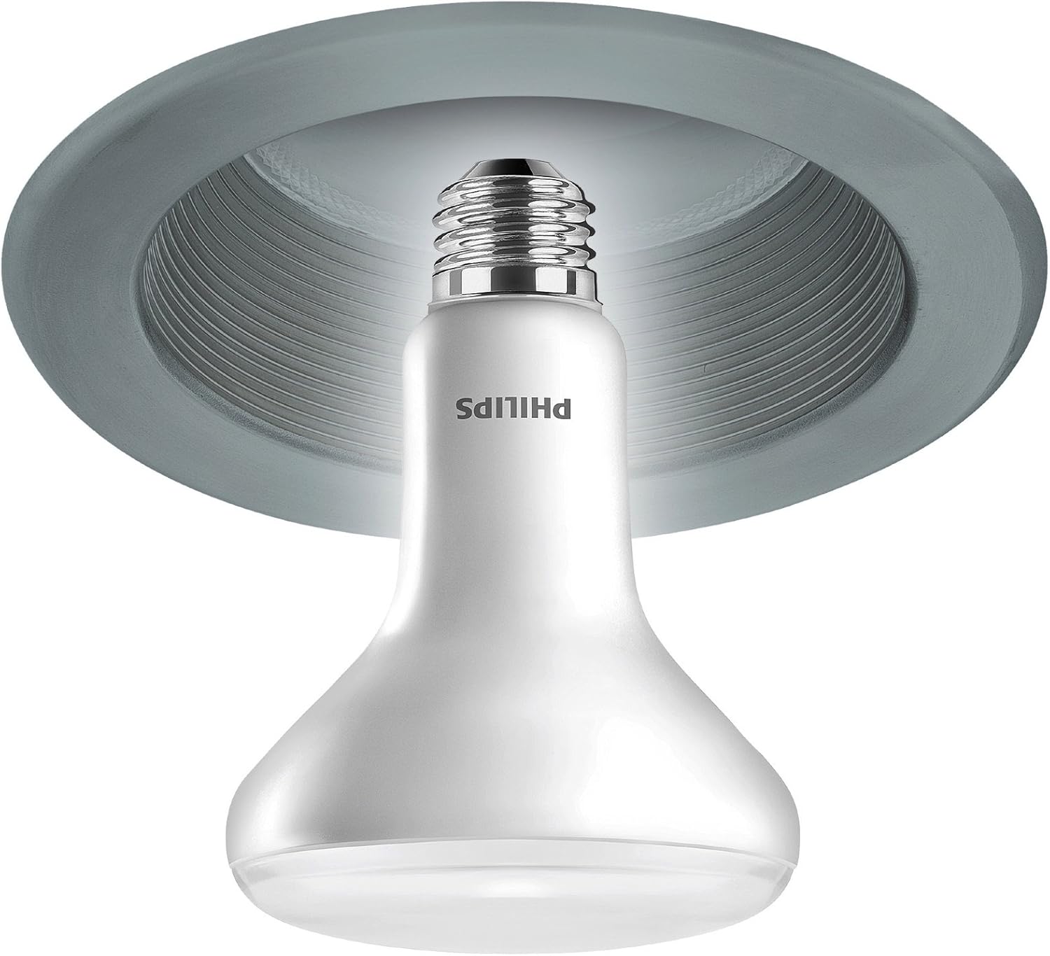 Philips – BR30 Bombilla Led de luz blanca suave regulable con efecto de brillo cálido, 457036, 9watts, 120 volts