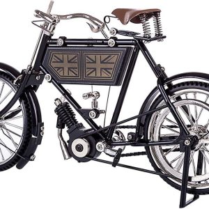 Lingxuinfo Modelo de bicicleta vintage de metal 3D, kit de construcción de bicicletas simuladas para ensamblaje, ornamento mecánico retro para Lingxuinfo Modelo de bicicleta vintage de metal 3D, kit de construcción de bicicletas simuladas para ensamblaje, ornamento mecánico retro para
