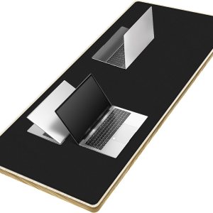 Tapete de escritorio de cuero, 59 x 27.6 pulgadas, de doble cara, impermeable, extra grande, tapete de escritorio sobre escritorios para el hogar u Tapete de escritorio de cuero, 59 x 27.6 pulgadas, de doble cara, impermeable, extra grande, tapete de escritorio sobre escritorios para el hogar u