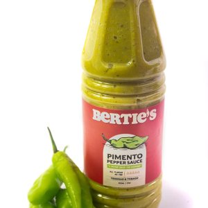 Bertie’s Trinidad Pimento Salsa de pimienta (17 onzas16.9fl oz) Añade un maravilloso sabor y aroma sin el calor al plato Bertie’s Trinidad Pimento Salsa de pimienta (17 onzas16.9fl oz) Añade un maravilloso sabor y aroma sin el calor al plato
