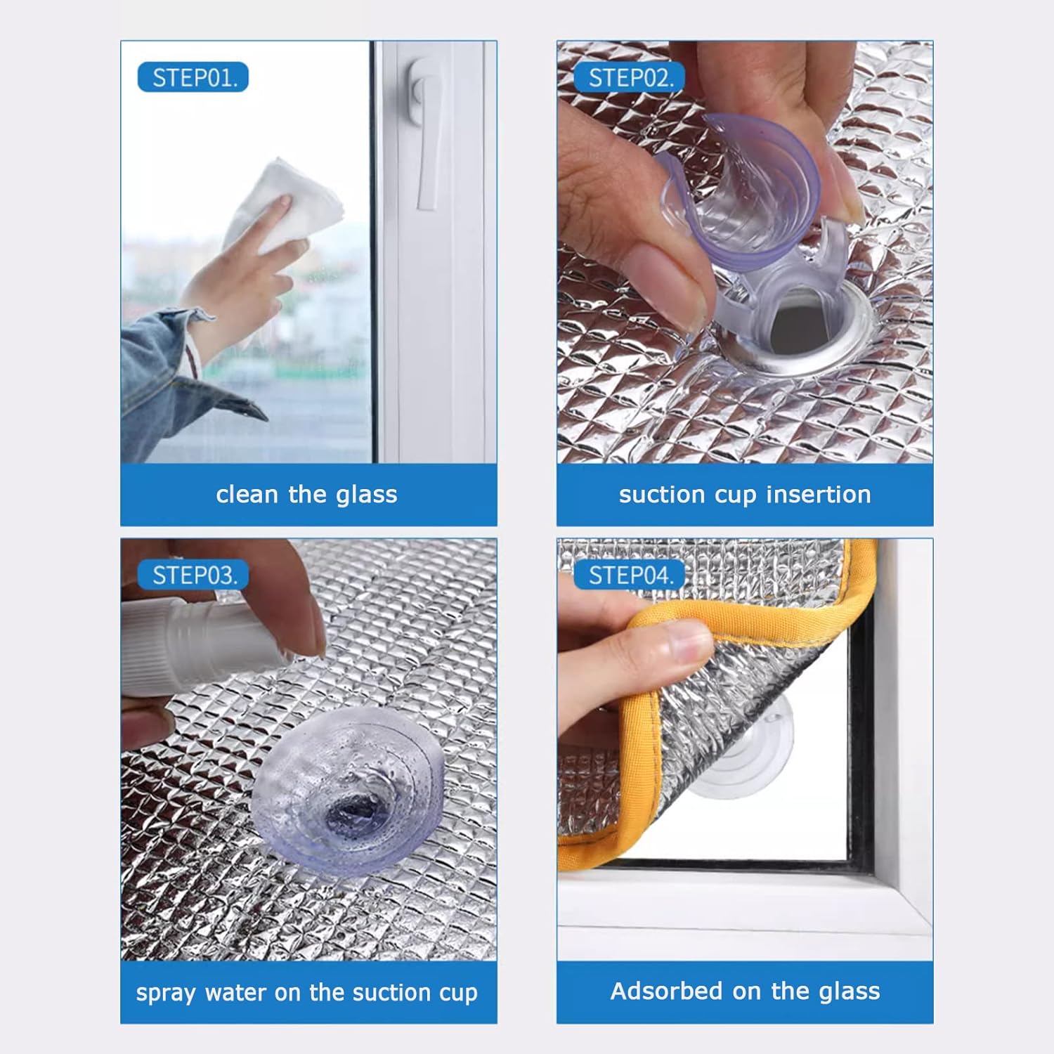 Película opaca de privacidad para ventana con bloqueo solar y antirrayos UV, para control de calor, película aislante de papel de aluminio sin