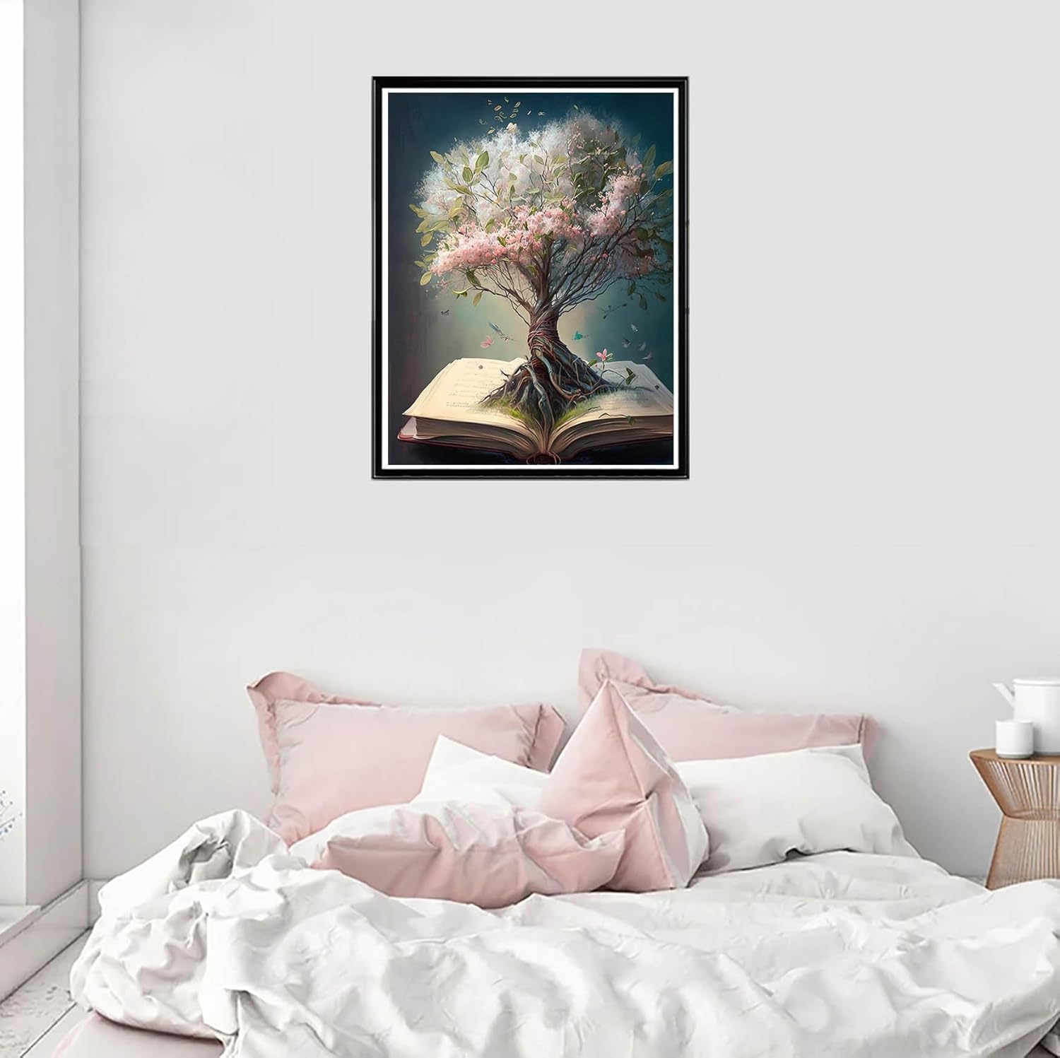 Cuneai – Kit de pintura de diamante 5D para manualidades, pintura redonda por números, bordado de cristal, punto de cruz para decoración de pared