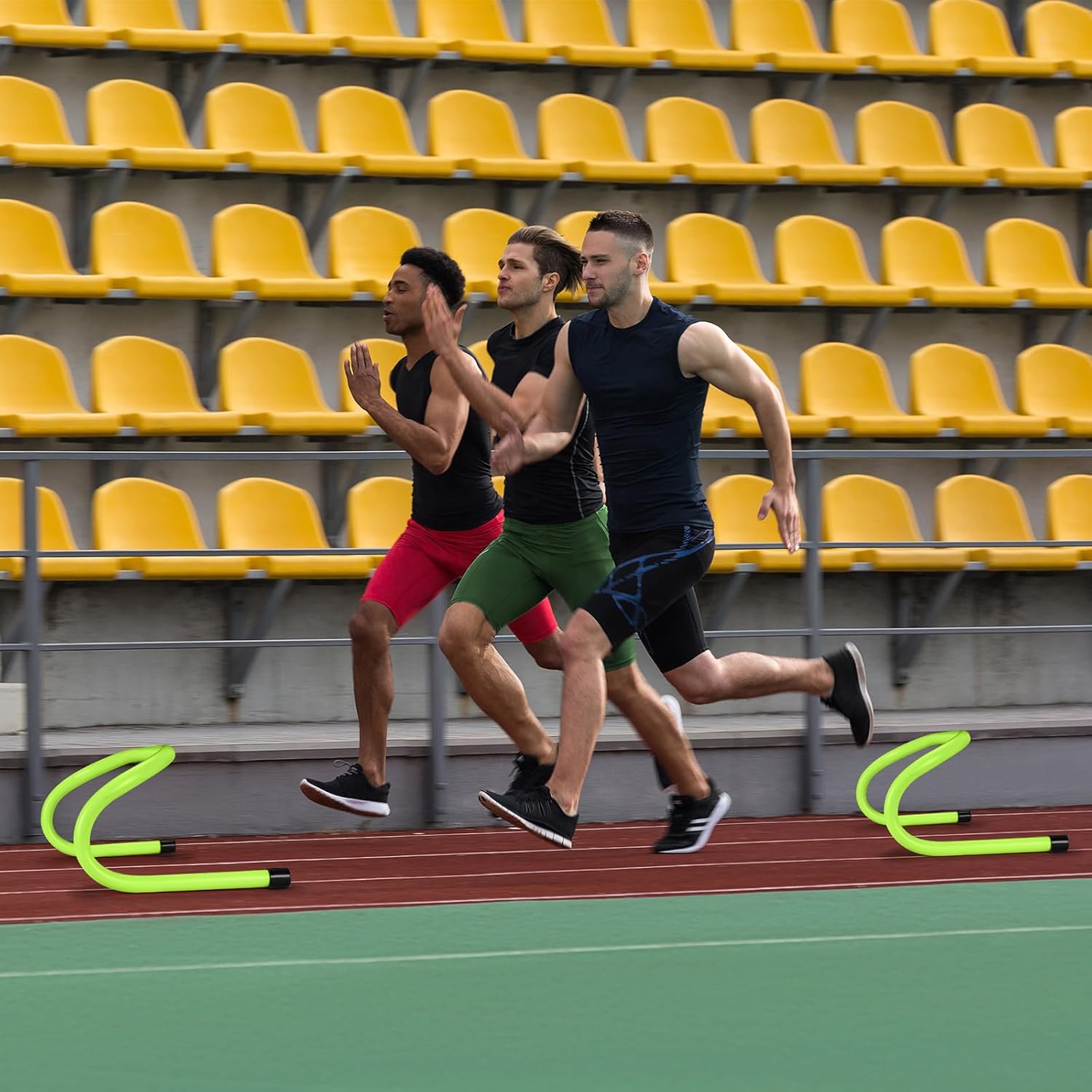18 unidades de entrenamiento de velocidad de 6 pulgadas, obstáculos de entrenamiento de agilidad, obstáculos de entrenamiento duradero, agilidad
