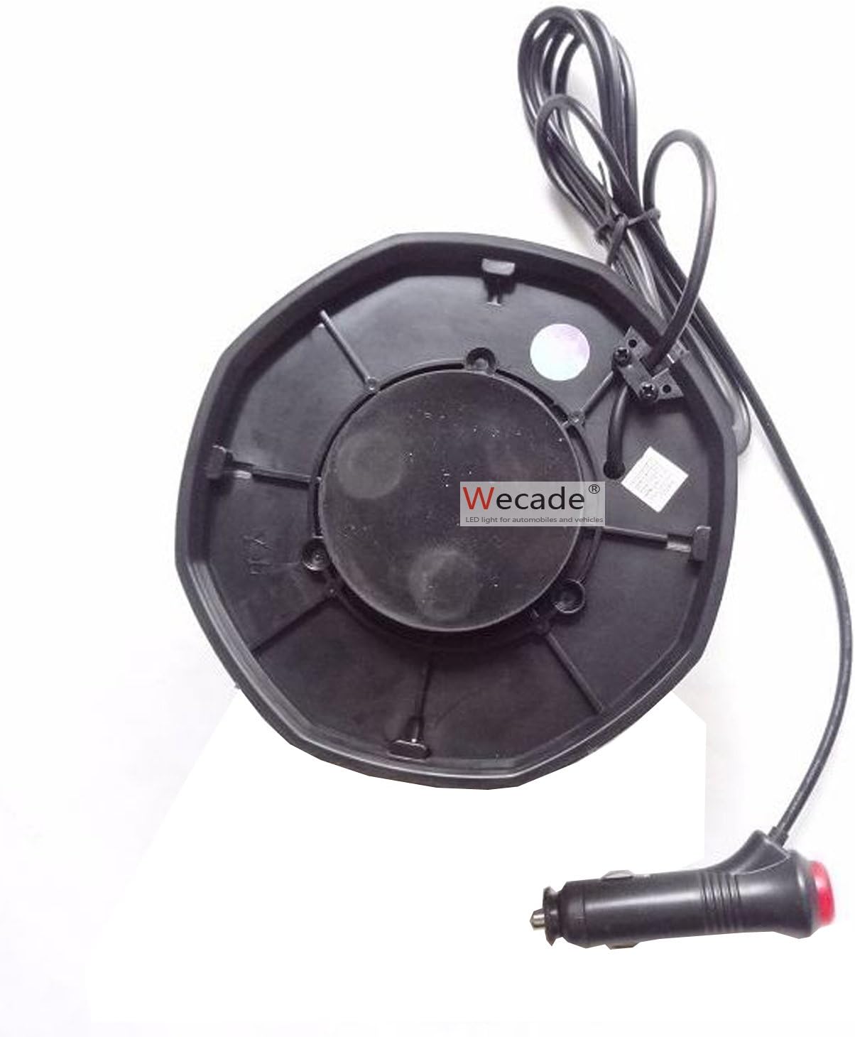 Wecade Luz de advertencia de peligro de emergencia con 240 luces LED brillantes para techo de coche, luz estroboscópica (verde)