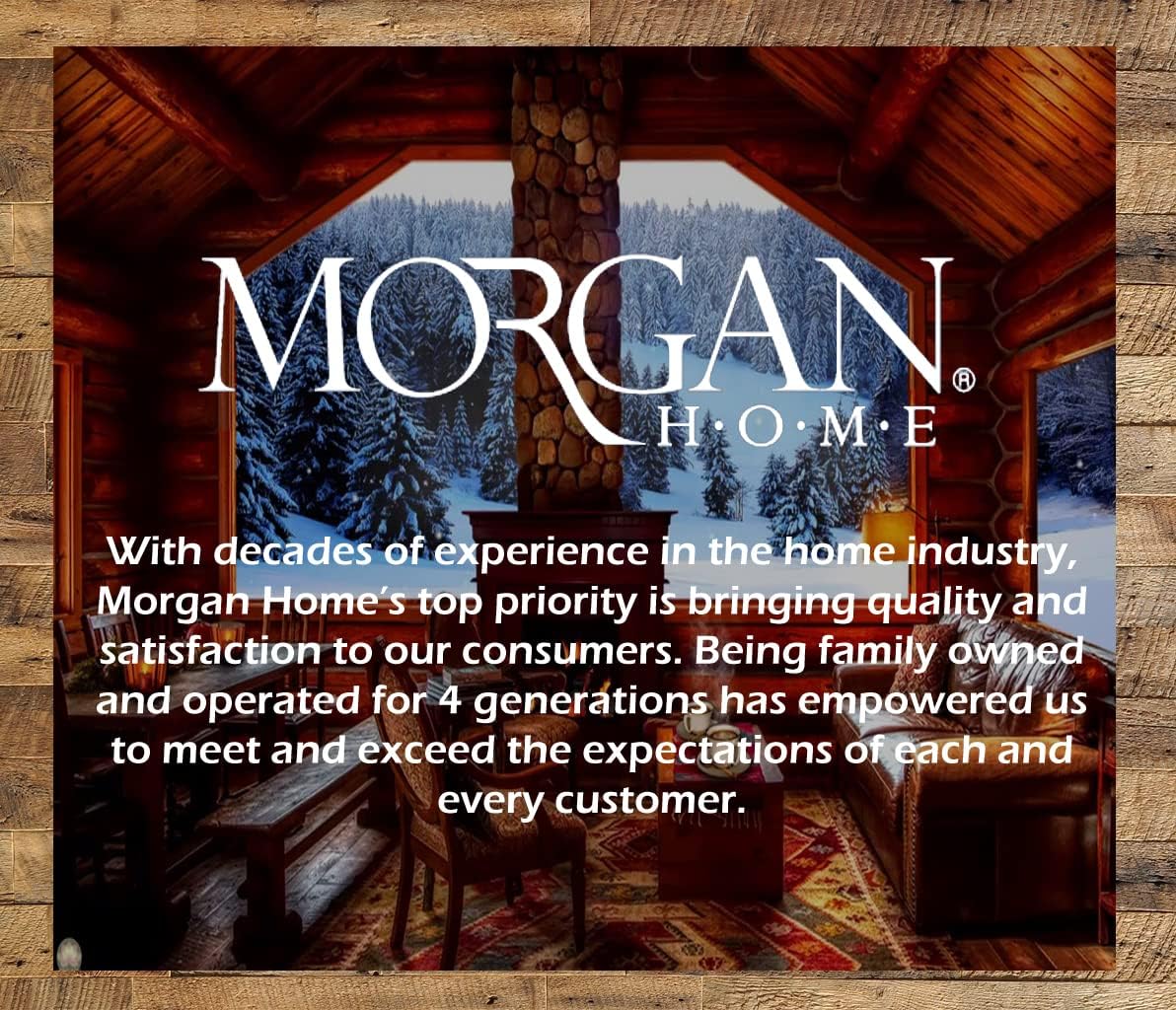 Morgan Home Manta de terciopelo de felpa con reverso a sherpa, manta grande para cama o sofá acogedora y cálida (oso polar crepúsculo, Queen)