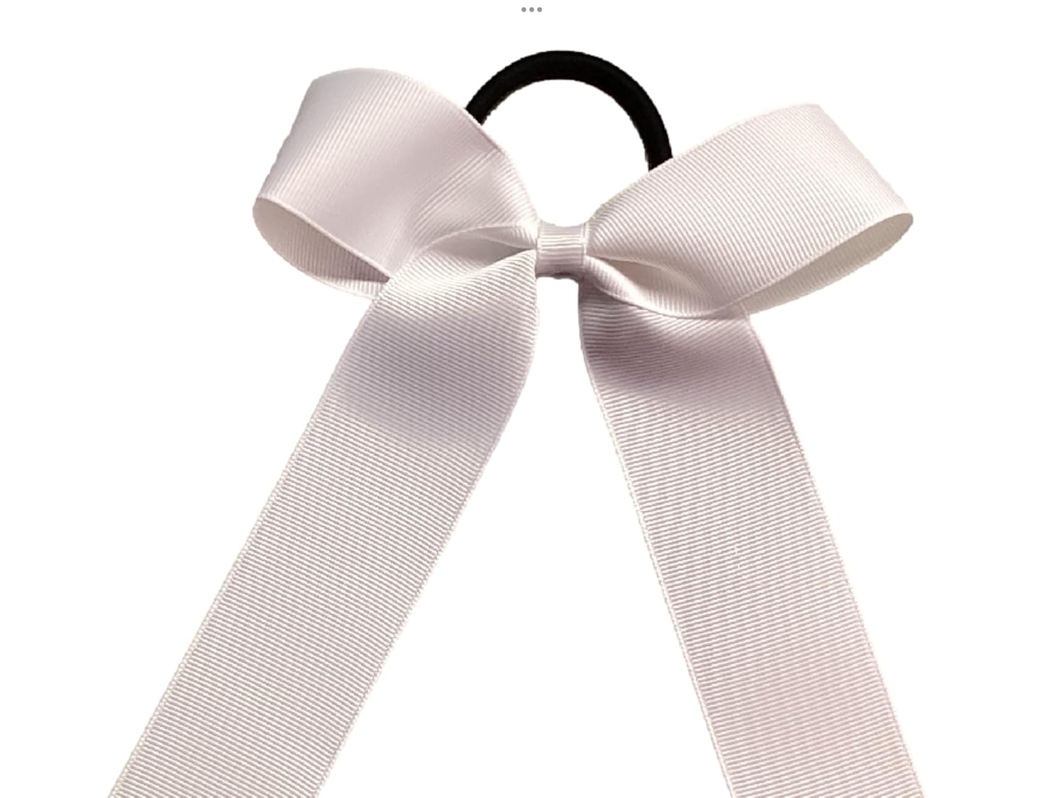 CollegiateLong Tail Cheer Bows – ALL COLORS AVAILABLE (White)
