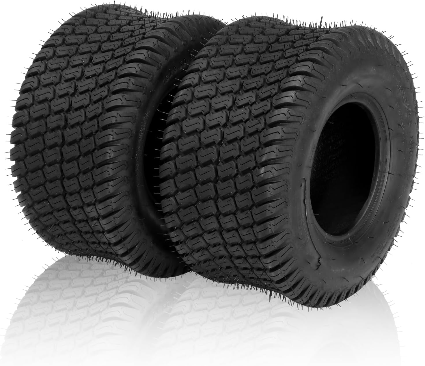 Motorhot Juego de 2 neumáticos de césped de 18 x 9.50-8 18 x 9.50 x 8 pulgadas, 4PR para carrito de golf