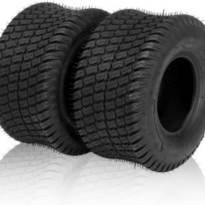 Motorhot Juego de 2 neumáticos de césped de 18 x 9.50-8 18 x 9.50 x 8 pulgadas, 4PR para carrito de golf Motorhot Juego de 2 neumáticos de césped de 18 x 9.50-8 18 x 9.50 x 8 pulgadas, 4PR para carrito de golf