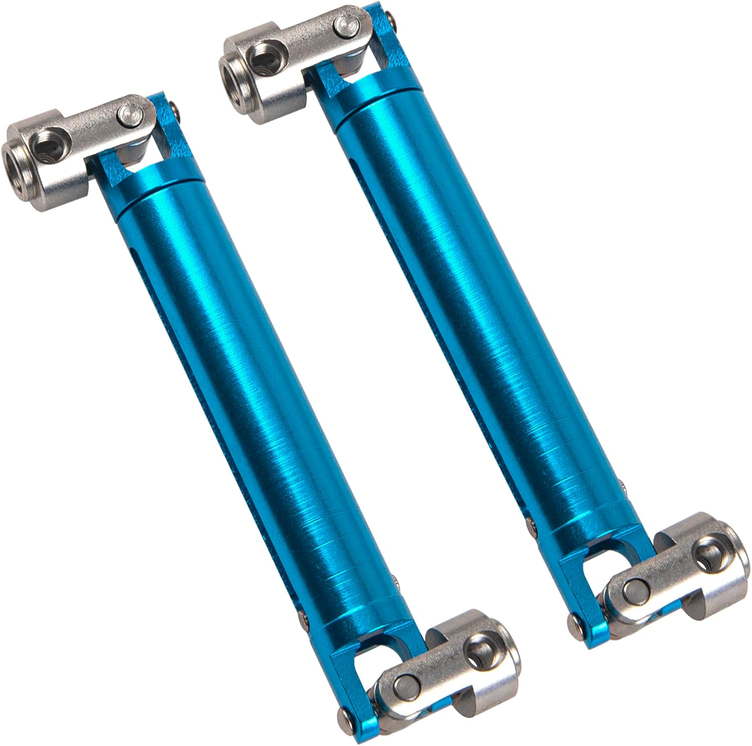 ShareGoo – Eje de transmisión de aleación de aluminio RC para coche, 4.055-5.827in, junta universal CVD, compatible con Axial SCX10 Tamiya CC01 D90