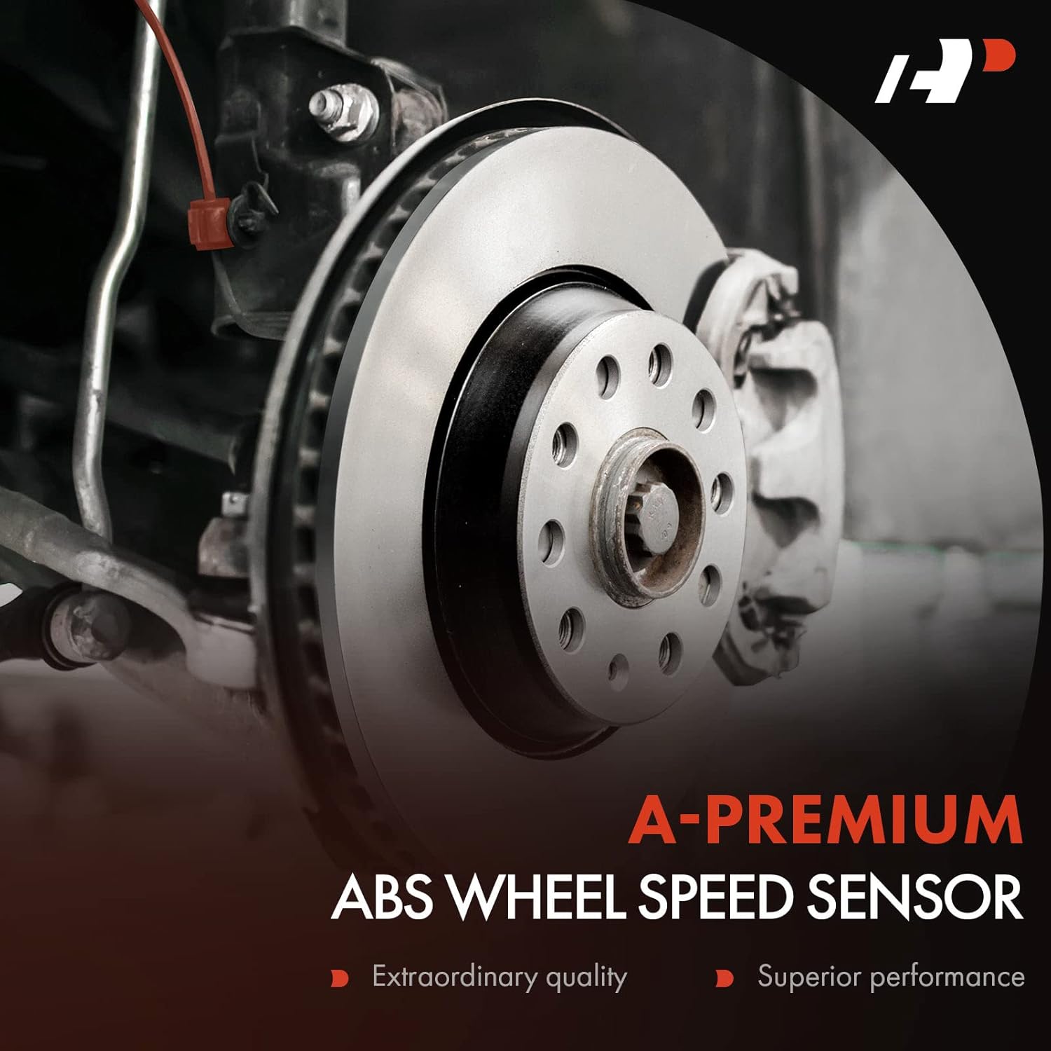A-Premium Sensor de velocidad de rueda ABS delantero izquierdo o derecho – Compatible con modelos Ford y Lincoln – Para F-150 2009-2010, Expedition,