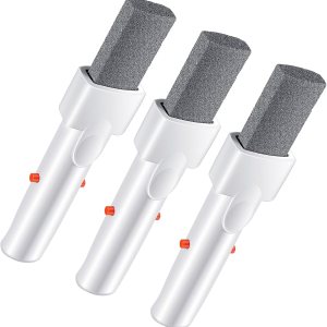 Geiserailie Piedra pómez para piscina con asa, palitos pómez para limpiar inodoro, removedor de anillos para quitar el anillo del inodoro, baño, Geiserailie Piedra pómez para piscina con asa, palitos pómez para limpiar inodoro, removedor de anillos para quitar el anillo del inodoro, baño,