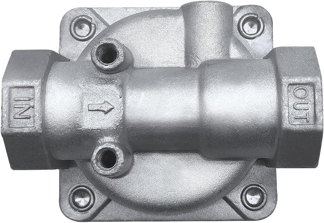 Acesidn Regulador de presión de gas natural a LP de 12 pulgada para parrilla, se adapta a reguladores de gas LP NG, presión de entrada de 12 PSI,