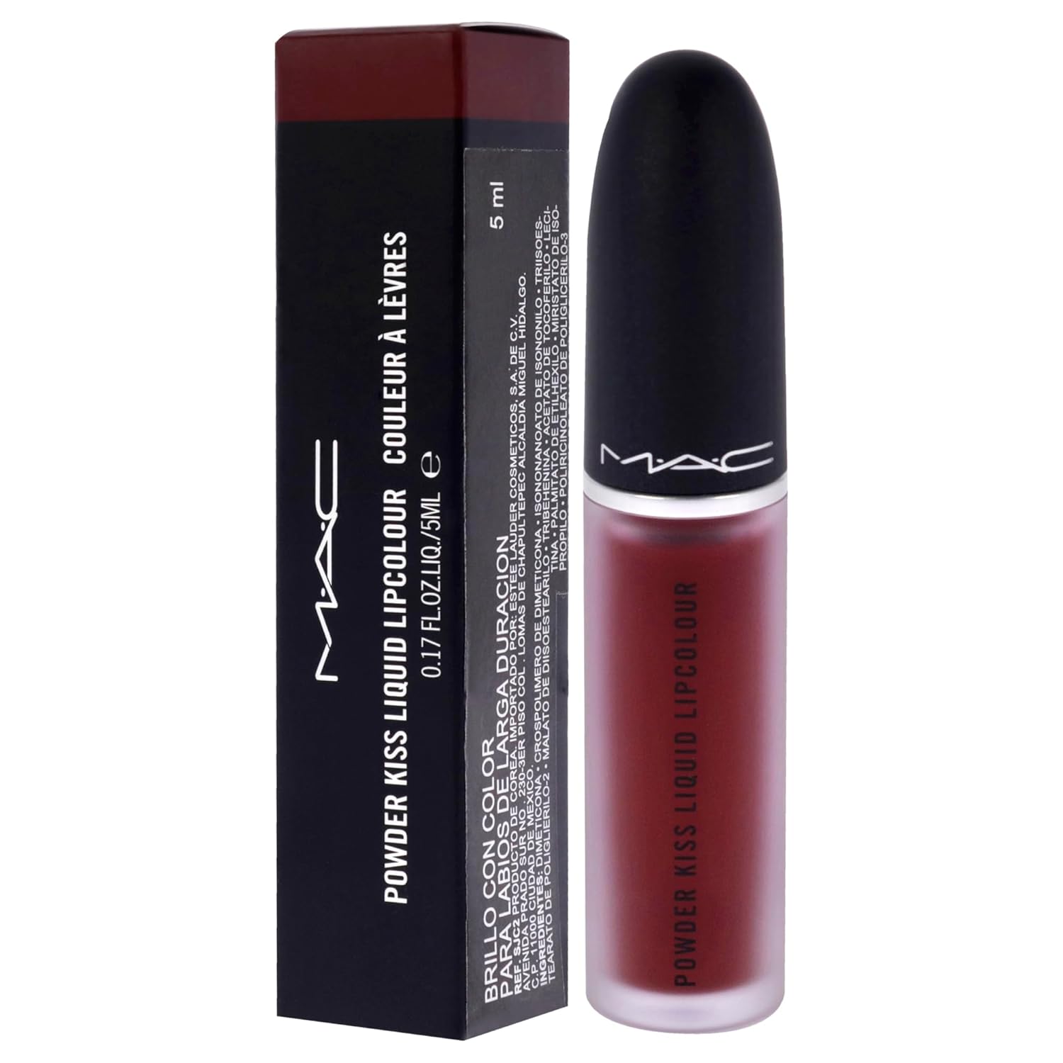 Powder Kiss – Lápiz labial líquido 995 Fashion Sweetie por MAC para mujer, 0.17 onzas