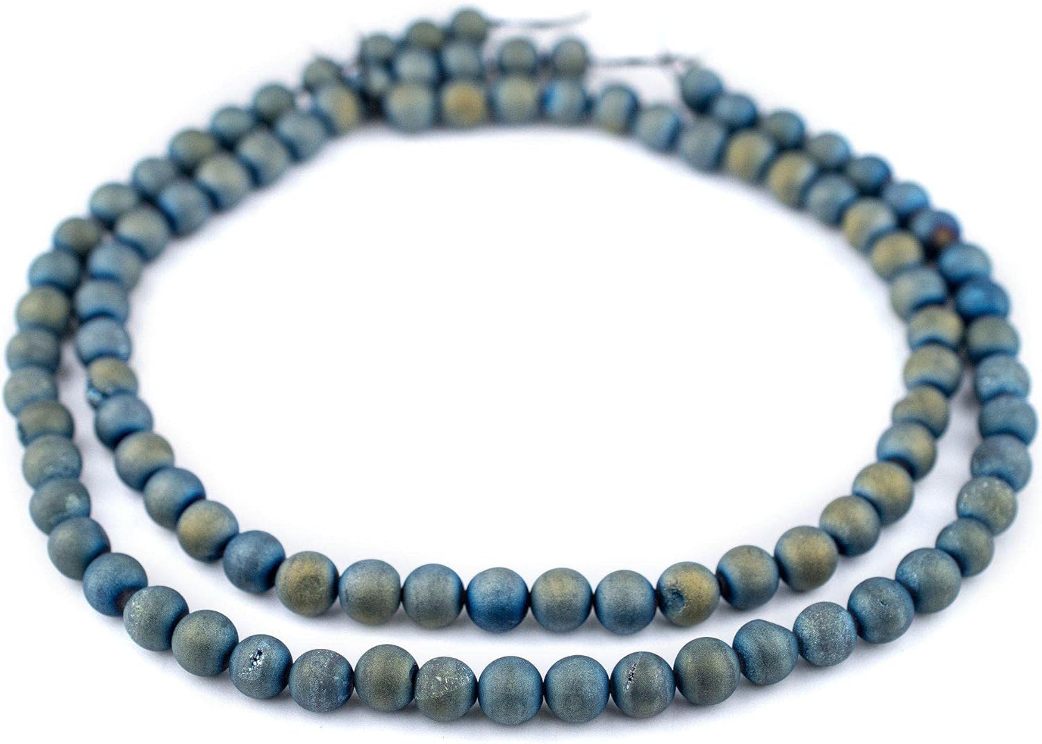 Cuentas redondas turquesa africana mate de TheBeadChest (516 in). Gemas orgánicas redondas esféricas de energía para la curación, joyas, pulseras,