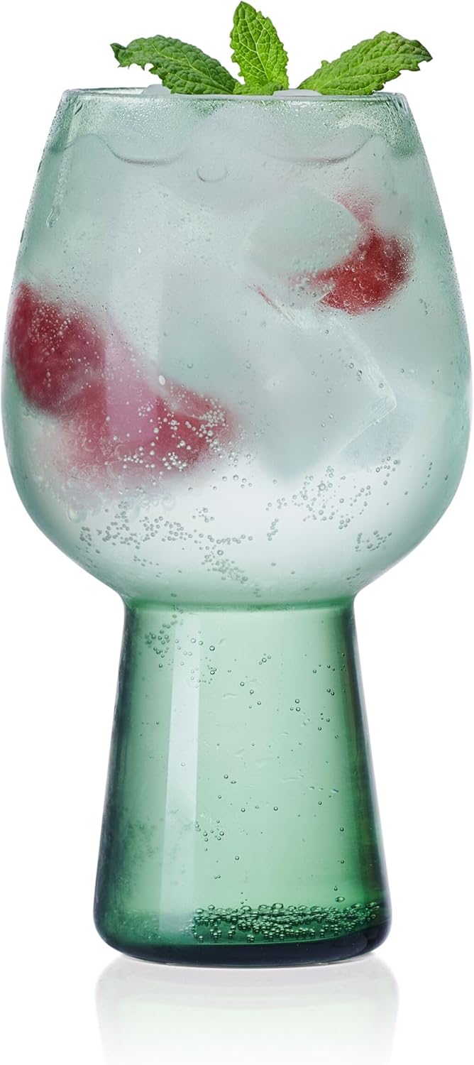 Mikasa Phoebe – Vaso para bebidas (4 unidades), color salvia