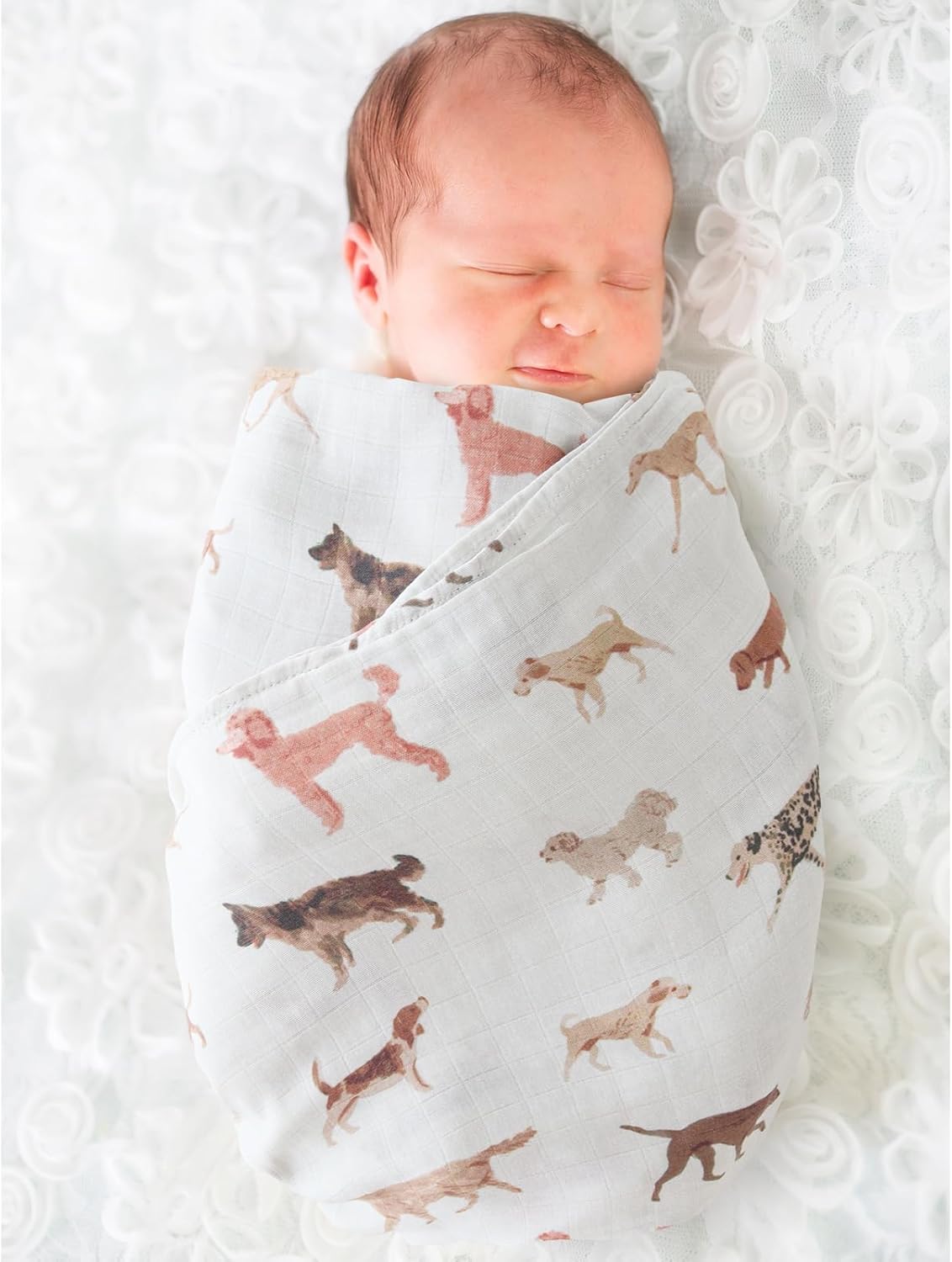 LifeTree Manta para envolver al bebé, 70 % viscosa de bambú y 30 % muselina de algodón, para niños y niñas, artículos esenciales para el cuarto de