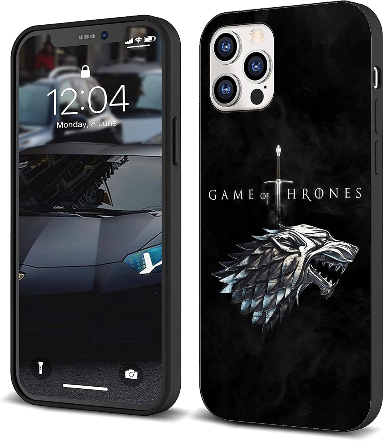 Funda compatible con iPhone 14 Pro Max, a prueba de golpes, hermosos patrones clásicos, elegante funda de TPU (Game-Fantasy-Thrones-2)