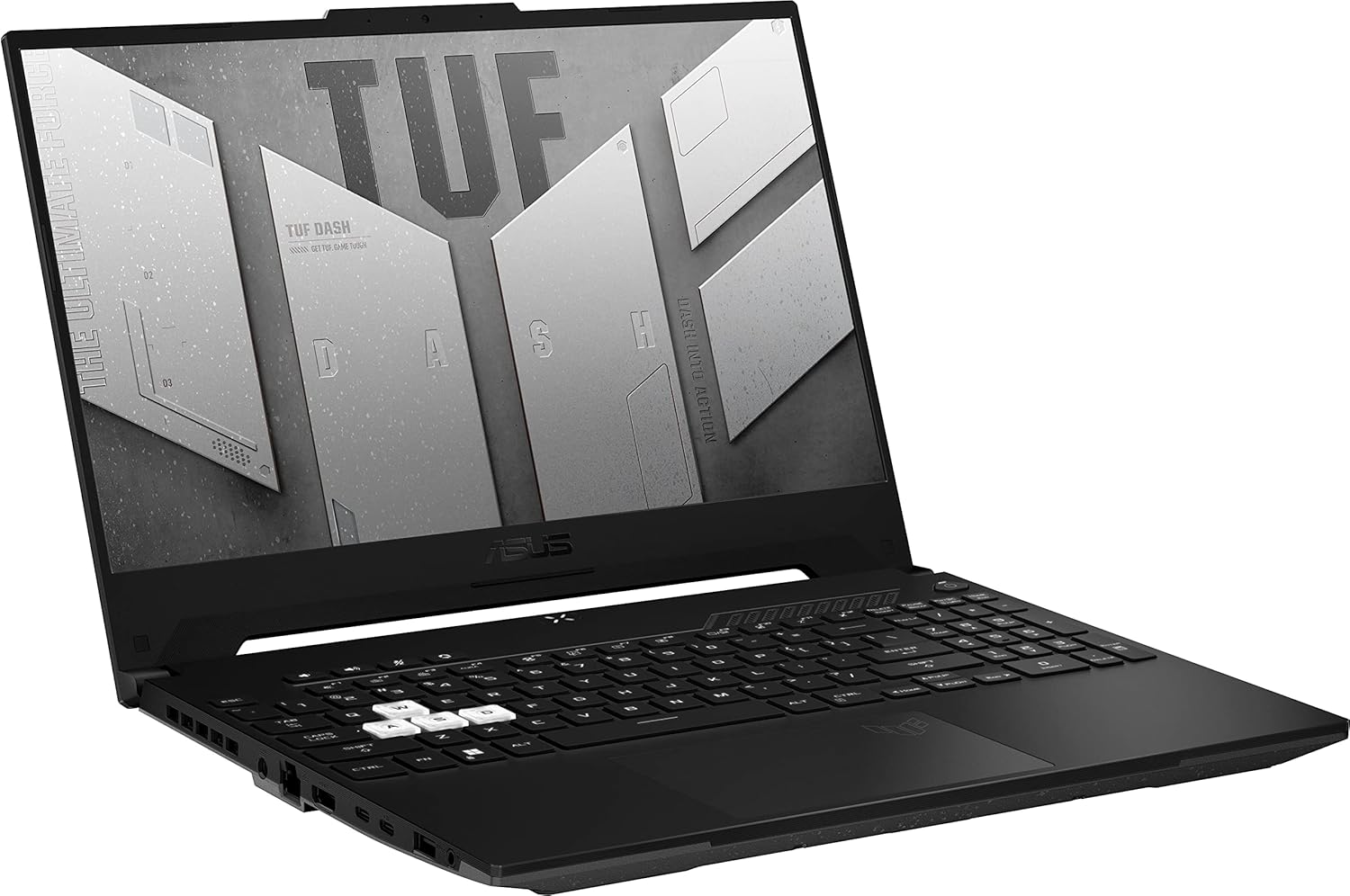 ASUS TUF Dash 15.6″ 144Hz FHD IPS Laptop para juegos (Intel i7-12650H 10-Core, 32GB DDR5 4800MHz RAM, 1TB PCIe SSD, RTX 3070 8GB GDDR6, KYB