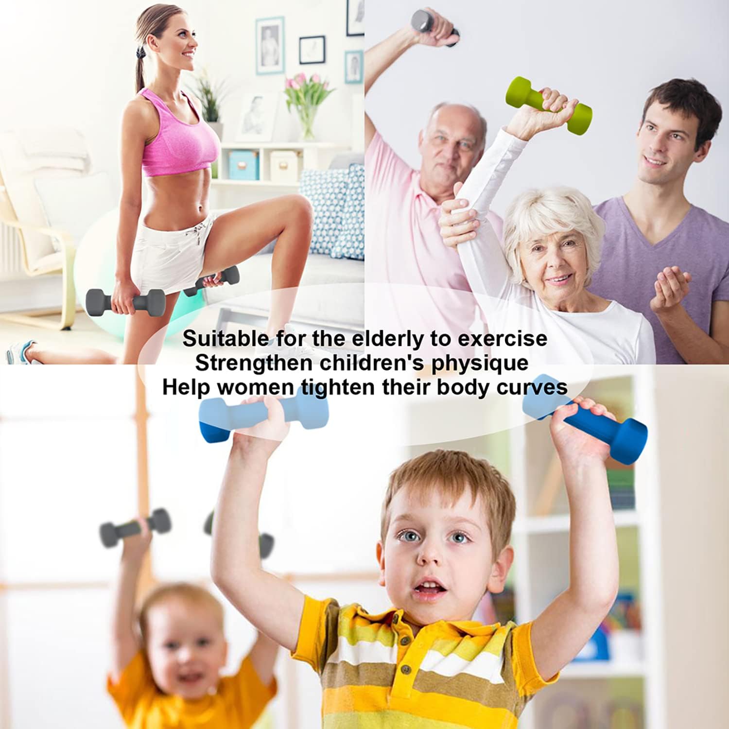 Saorzon Juego de 2 mancuernas para ejercicio y fitness para gimnasio en casa, pesas libres hexagonales de mano 1 2 3 4 5 8 10 12 15 20 25 30 35