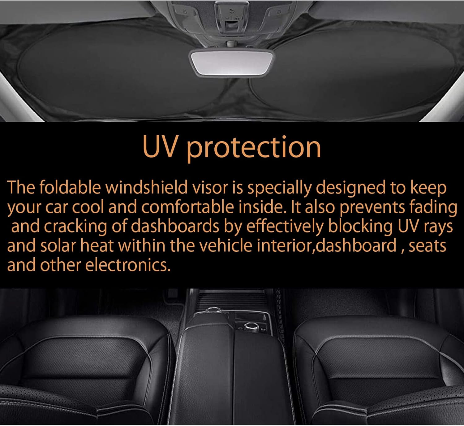 Car Windshield Sun Shade for T*oyota Tacoma 2018+Supra 2018+ T100  Car Sun Visor for UV Rays and Sun Heat Protection Car Interior Accessories