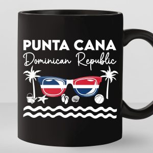 -11Oz- Taza de café Punta Cana República Dominicana, Punta Cana República Dominicana, recuerdo de la República Dominicana, taza de cerámica -11Oz- Taza de café Punta Cana República Dominicana, Punta Cana República Dominicana, recuerdo de la República Dominicana, taza de cerámica