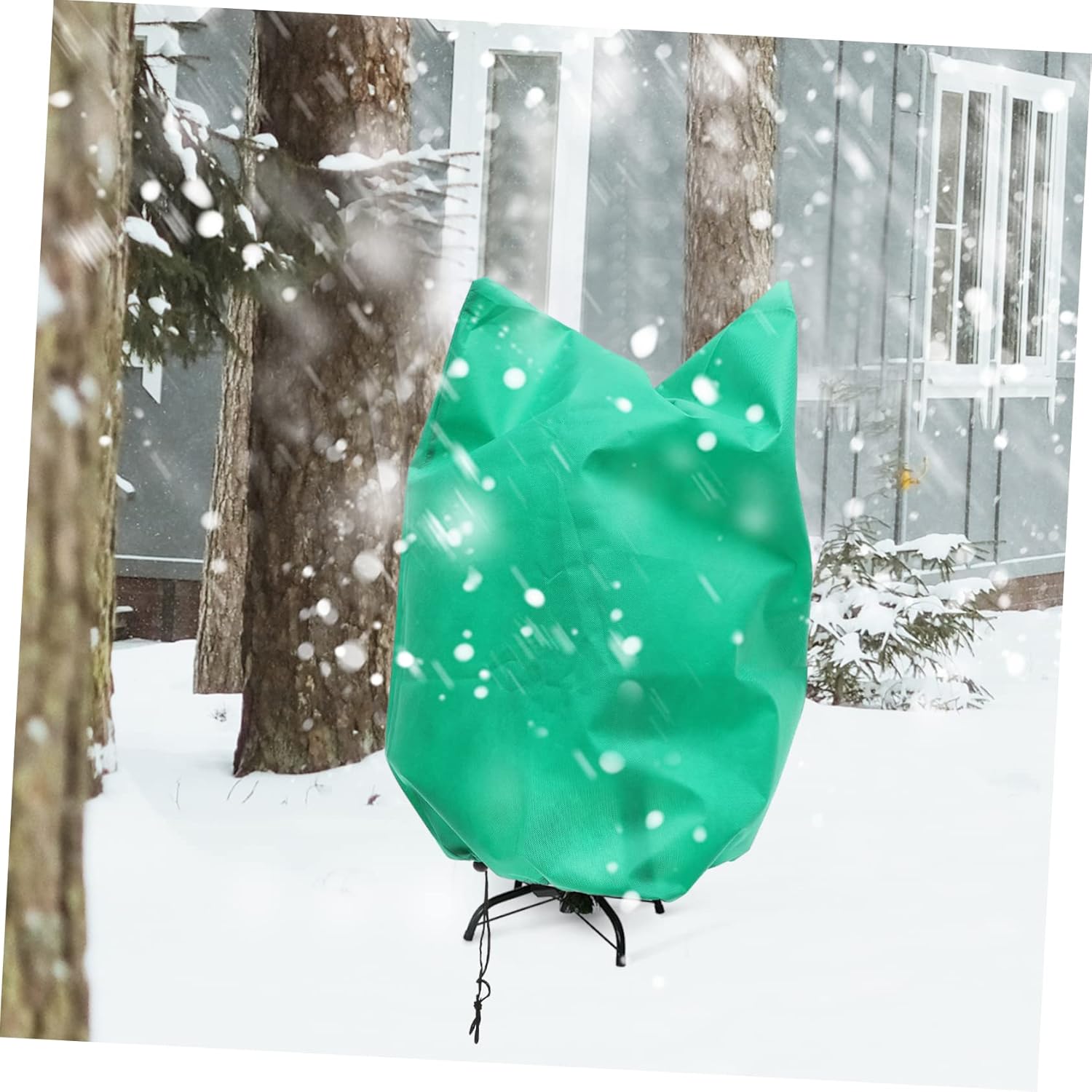 Yardwe Cubierta de árbol para plantas de invierno, cubierta de escarcha, tela para árboles, protector de plantas de invierno, fito, congelación,