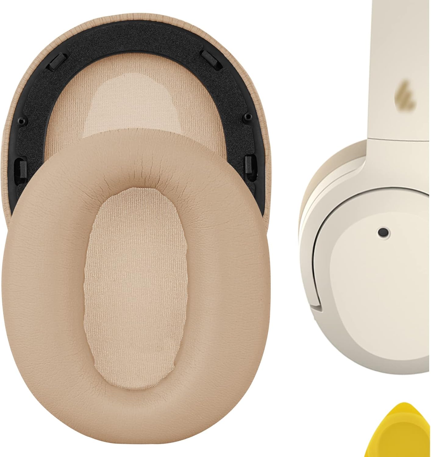 Geekria QuickFit – Almohadillas de repuesto para auriculares Edifier W820NB, almohadillas para los oídos, almohadillas para auriculares, piezas de