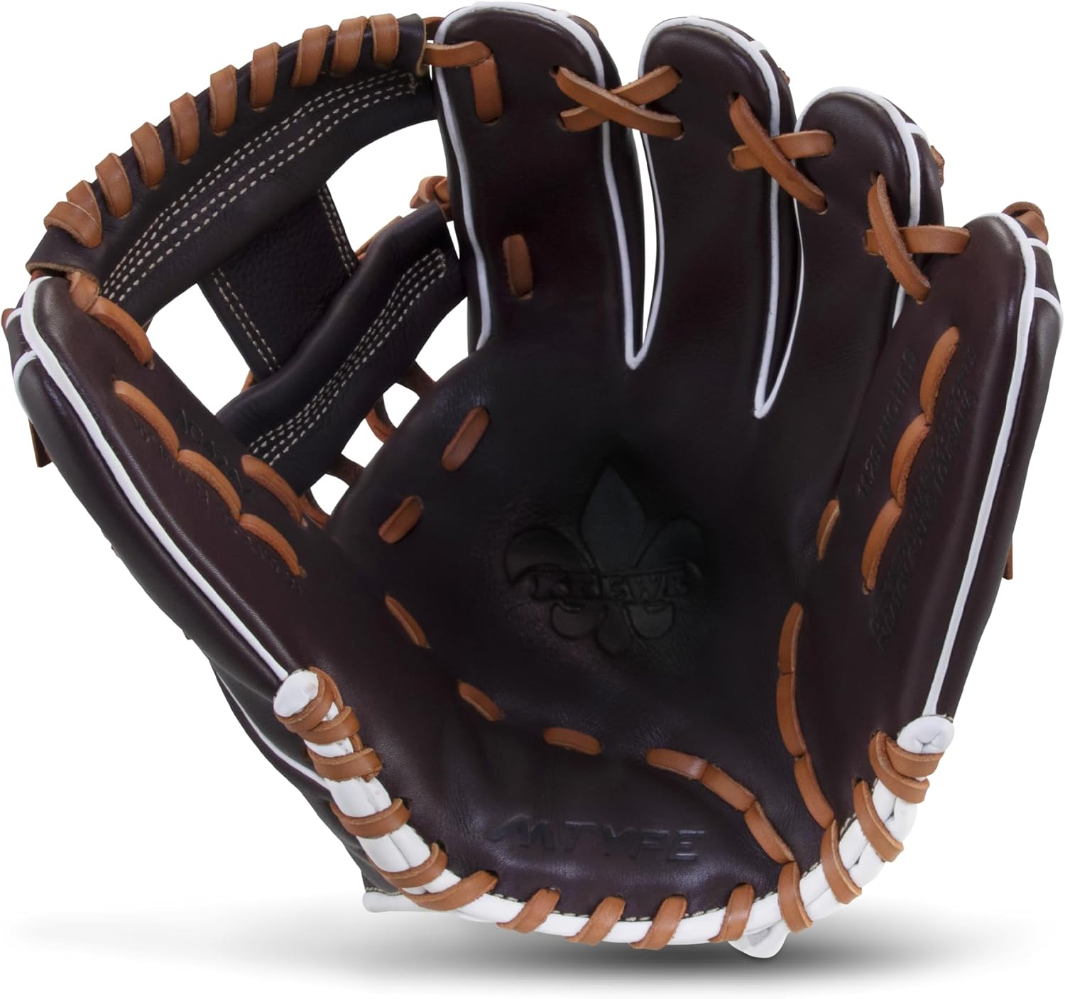 MARUCCI Krewe Serie de guantes de béisbol tipo M, 42A2 11.25 pulgadas I-Web para mano derecha
