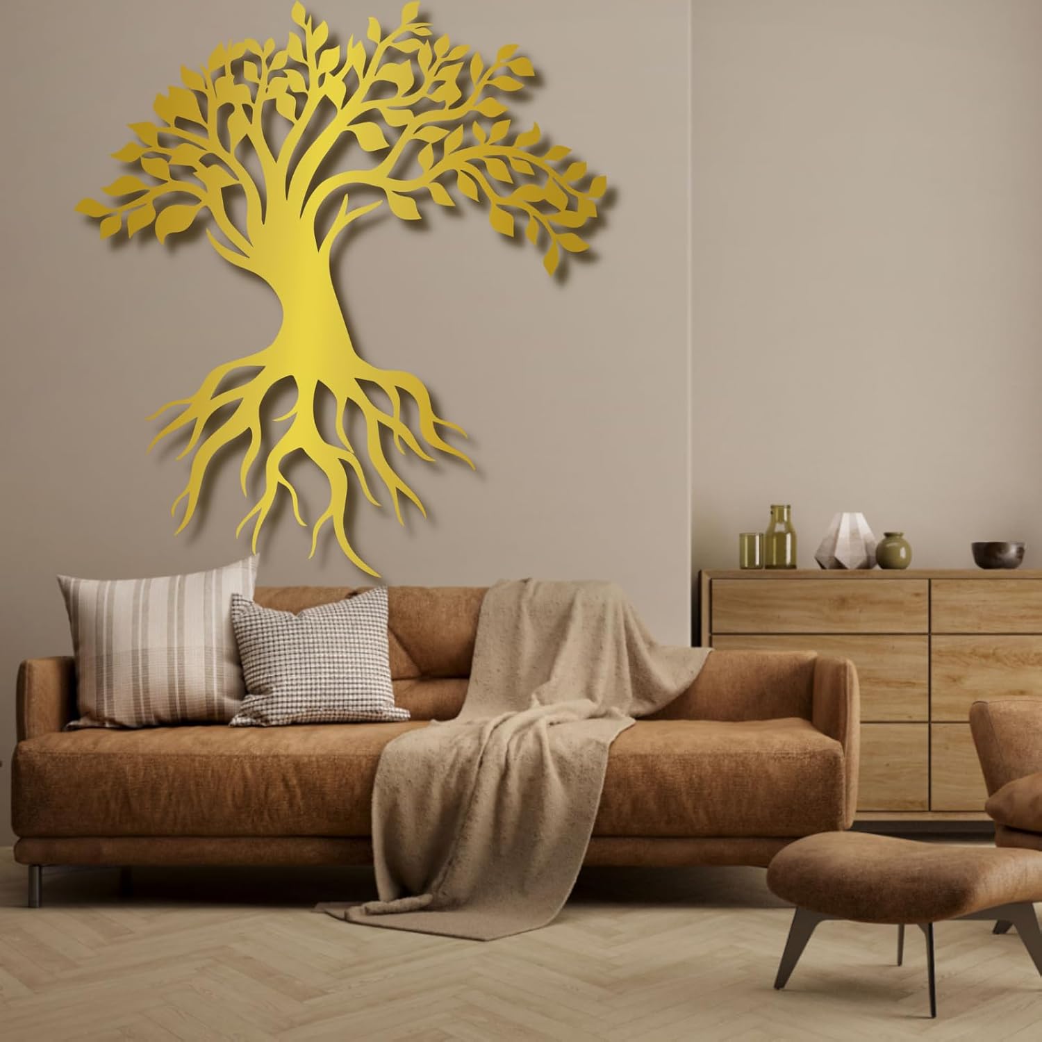 Decoración de pared de árbol de la vida, árbol de la vida, árbol de la vida, decoración de pared de árbol de metal grande, regalo de inauguración de
