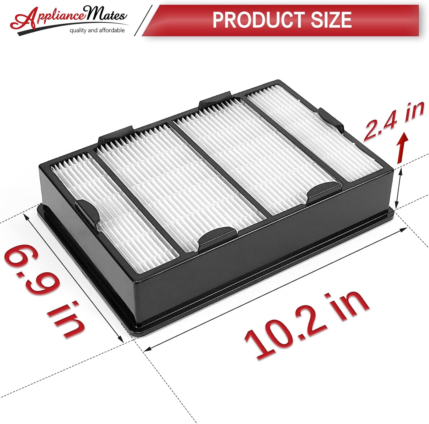 HAPF600 Filtro HEPA de repuesto para filtro de purificador de aire Holmes B, compatible con HAPF8650 HAP615 HAP625 HAP650 HAPF600D-U2 (3 filtros