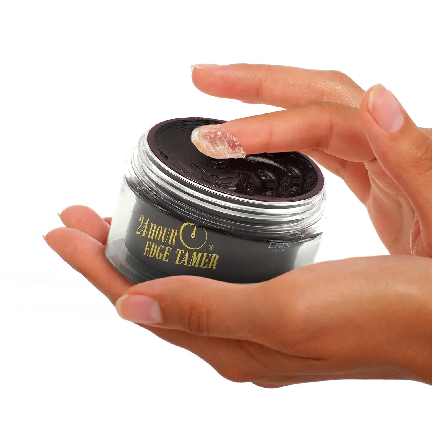 EBIN NEW YORK Kit de domador de bordes las 24 horas (24.75 onzas25.4 fl oz, todo) sin descamación, sin residuos blancos, textura brillante y suave