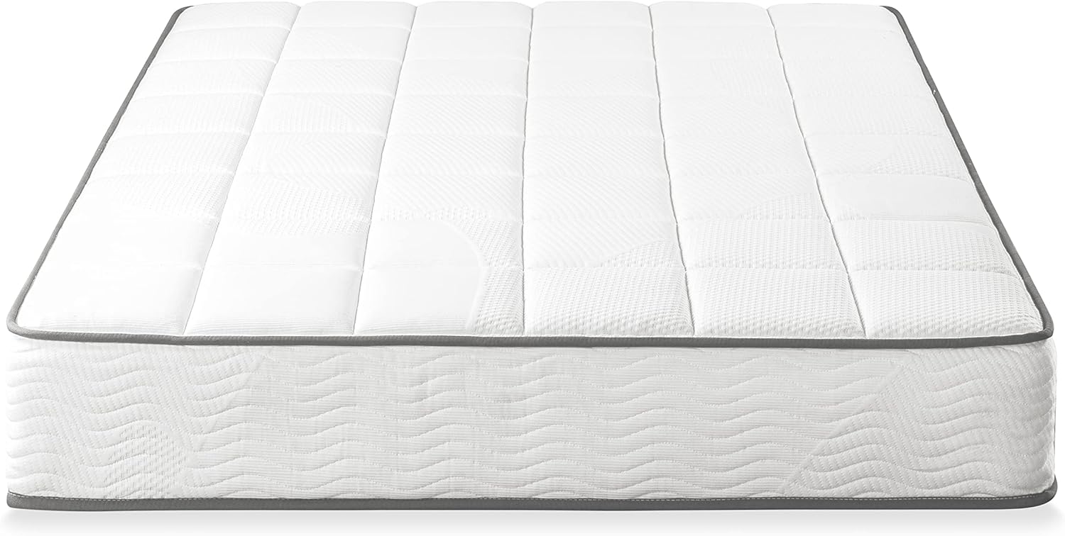 Mellow Colchón clásico Bonnell Spring de 10 pulgadas, parte superior de espuma cómoda con base de resortes interiores, espuma certificada