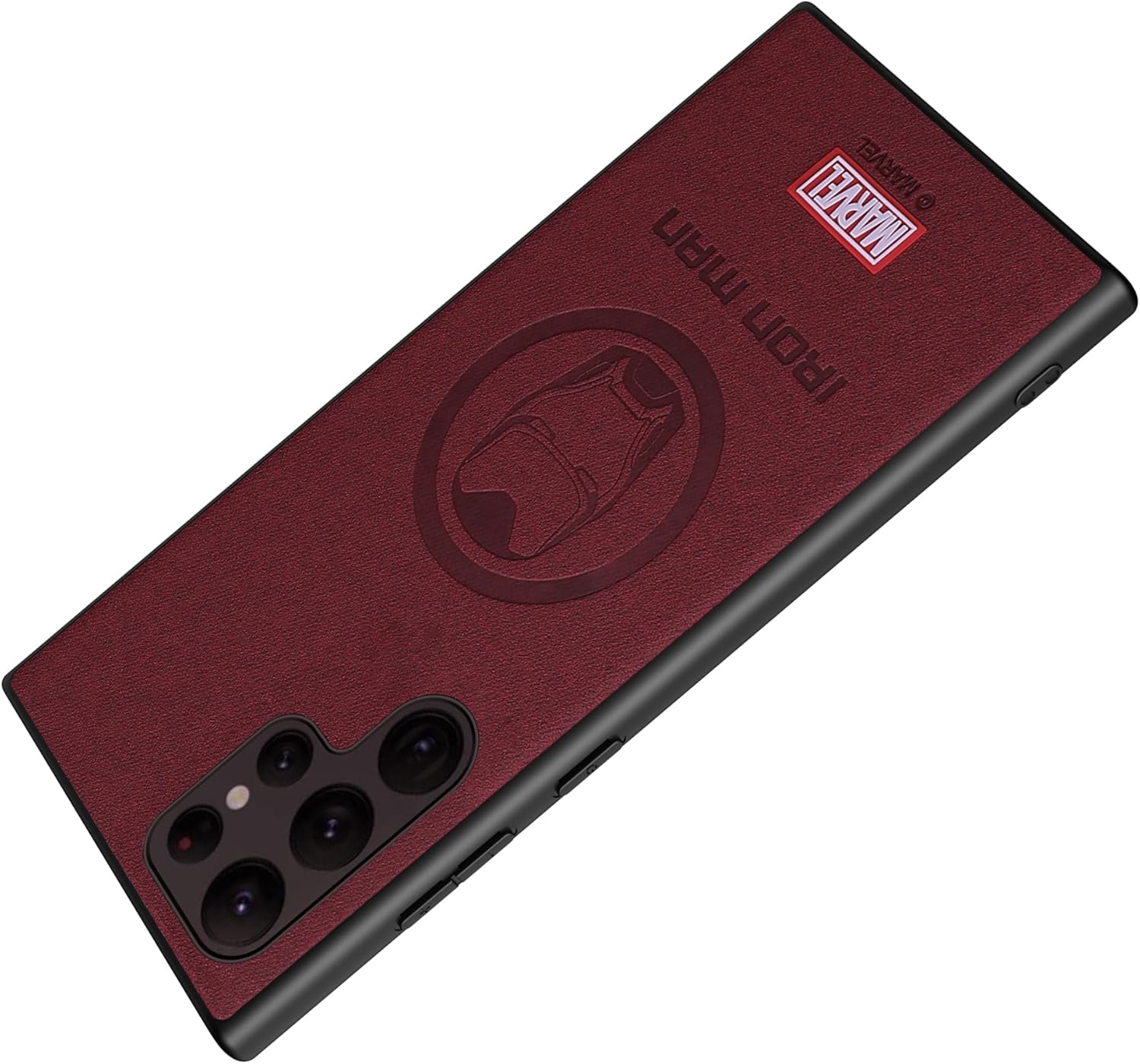 Funda para Galaxy S22 Ultra 5G, con personaje de superhéroe, compatible con Samsung S22 Ultra, color rojo vino