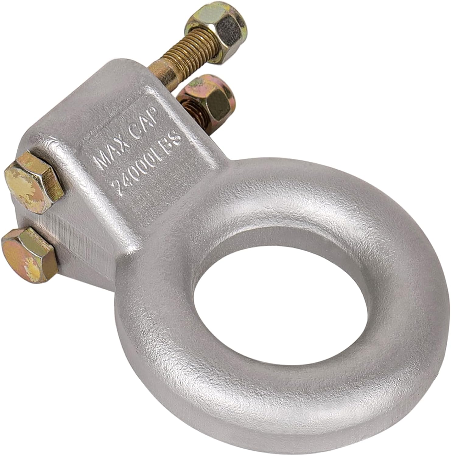 48660 Anillo de enganche de acero sin procesar con forma de lunette de 3 pulgadas de diámetro interior, 24,000 libras, requiere montaje en canal