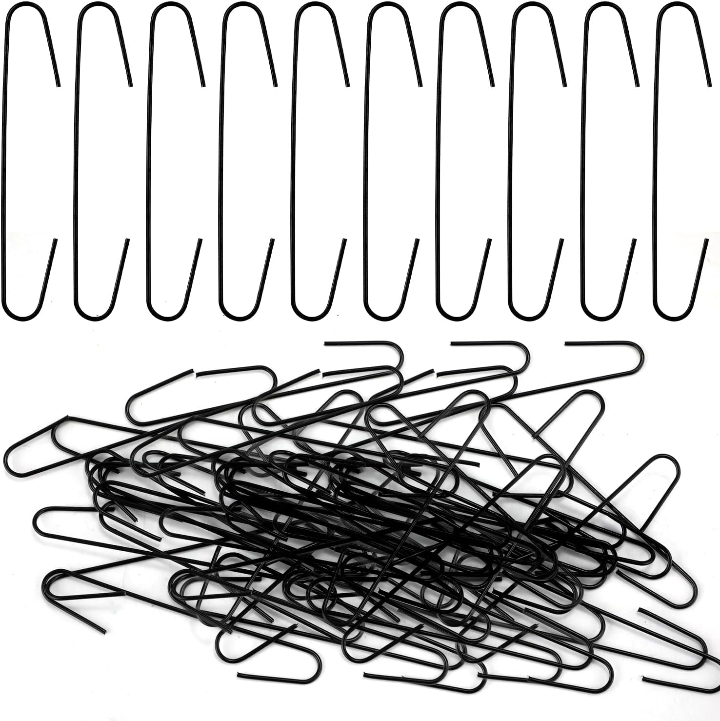 120 ganchos para adornos de Navidad, ganchos flexibles de 0.5 x 2.5 pulgadas, ganchos de metal, ganchos de árbol de Navidad, ganchos para decoración