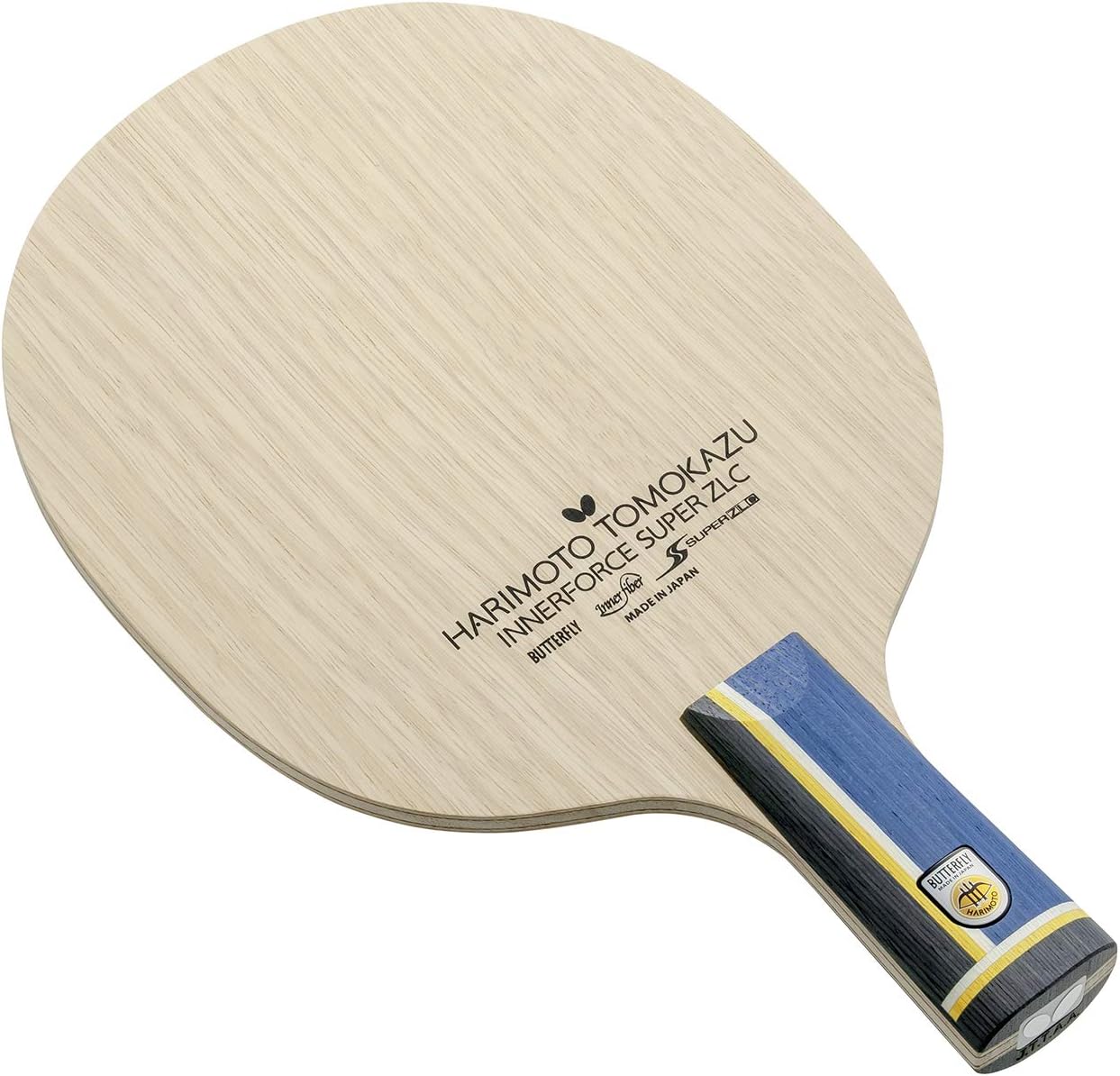 Butterfly Harimoto Innerforce Super ZLC CS – Cuchilla de tenis de mesa  Hoja de fibra de carbono Super ZLC  Hoja profesional de tenis de mesa  Mango